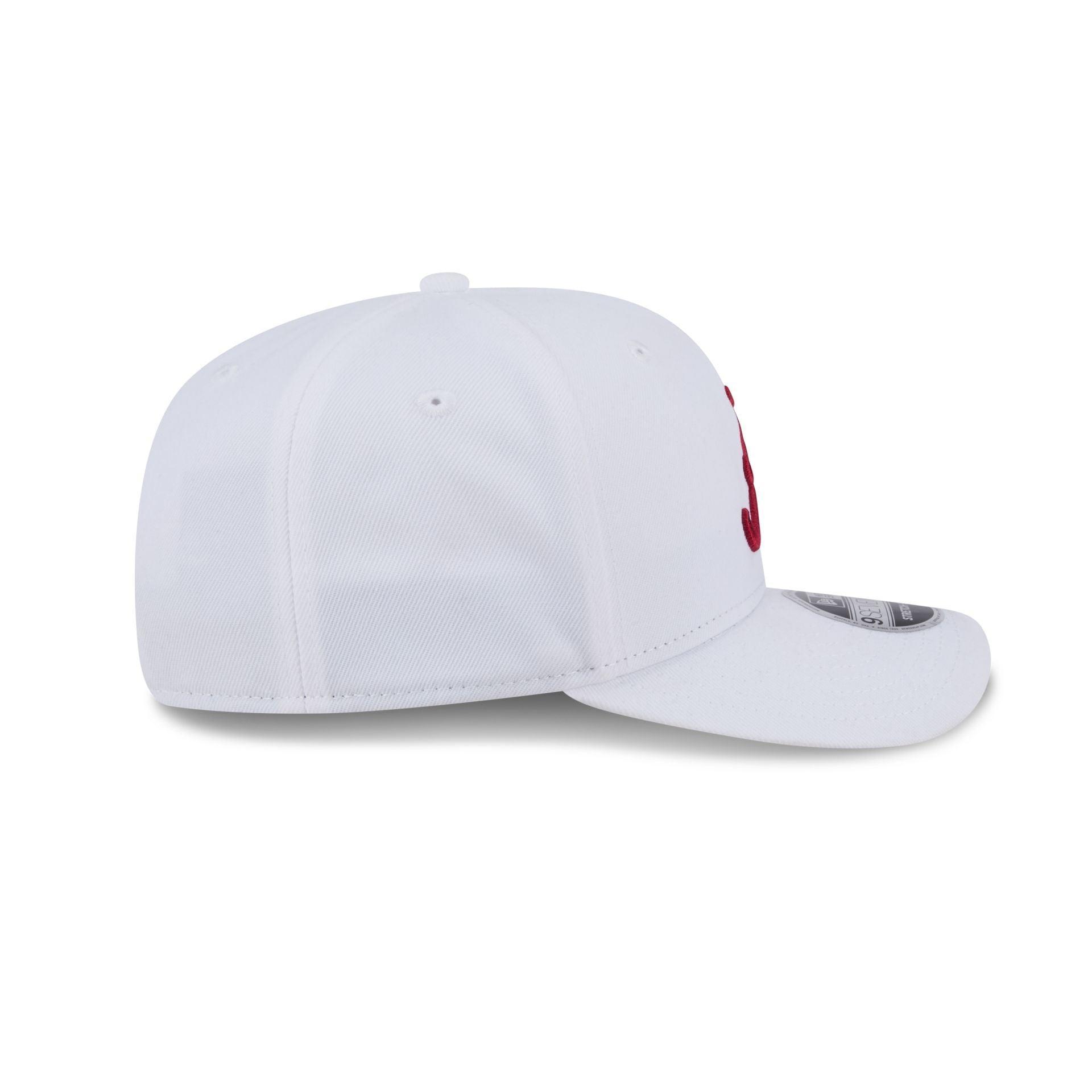Alabama Crimson Tide Basic White 9SEVENTY Stretch-Snap Hat Male Product Image