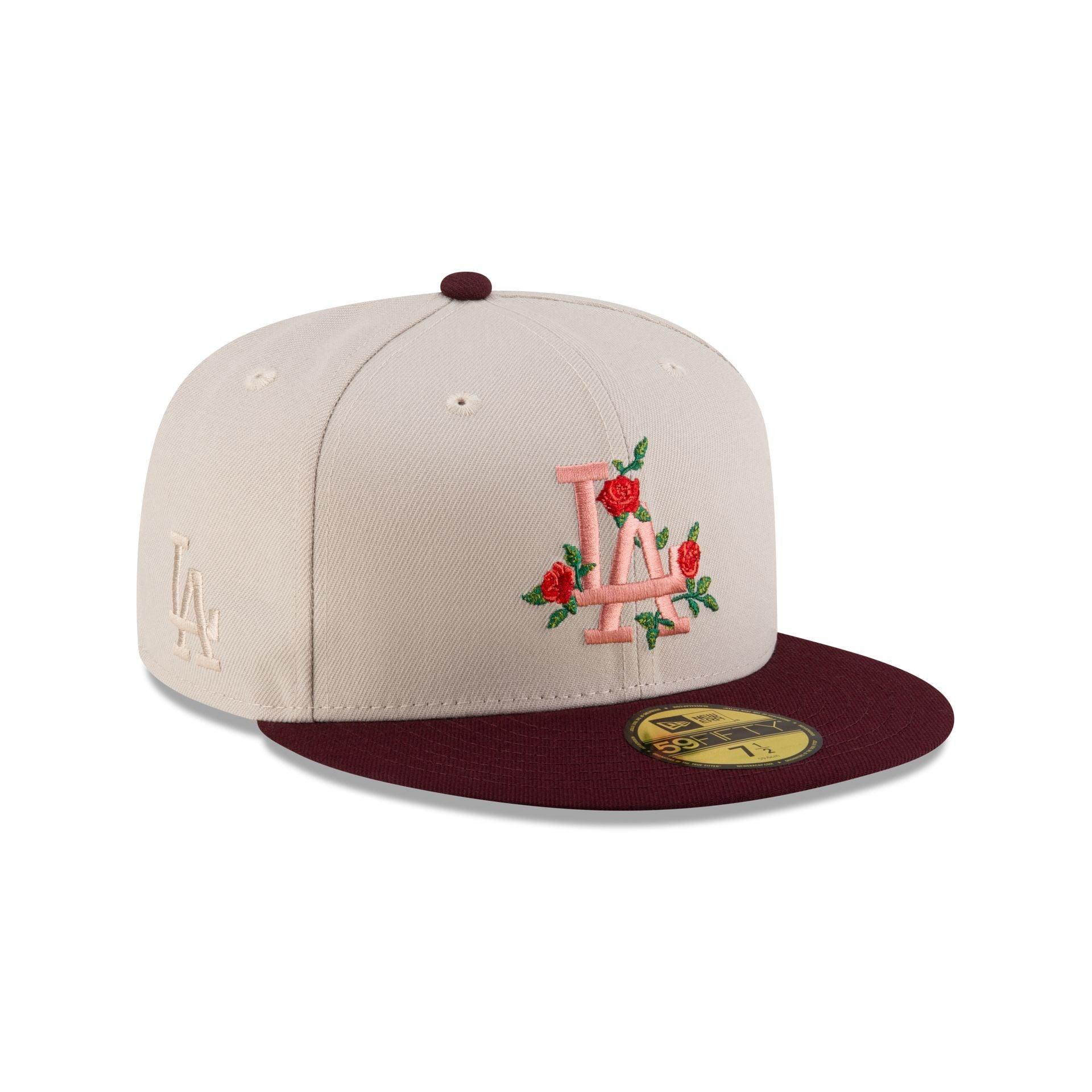 Los Angeles Dodgers Roses 59FIFTY Fitted Hat Male Product Image