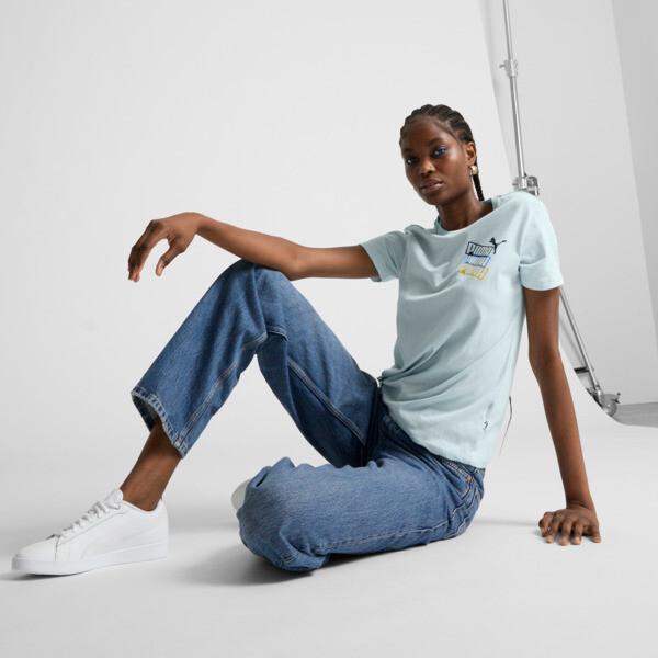 PUMA Stacked Up Logo Women's T-Shirt Product Image