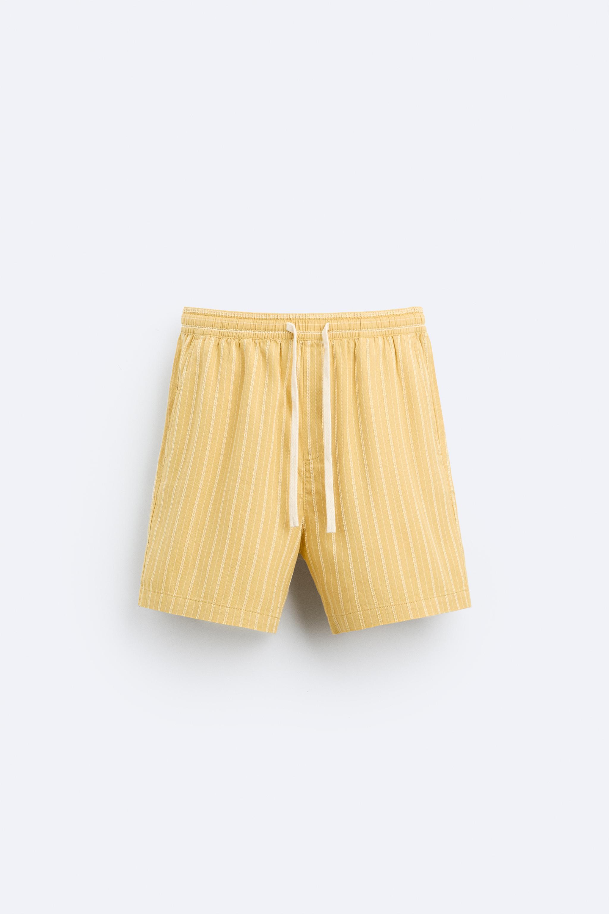 STRIPED JACQUARD SHORTS Product Image