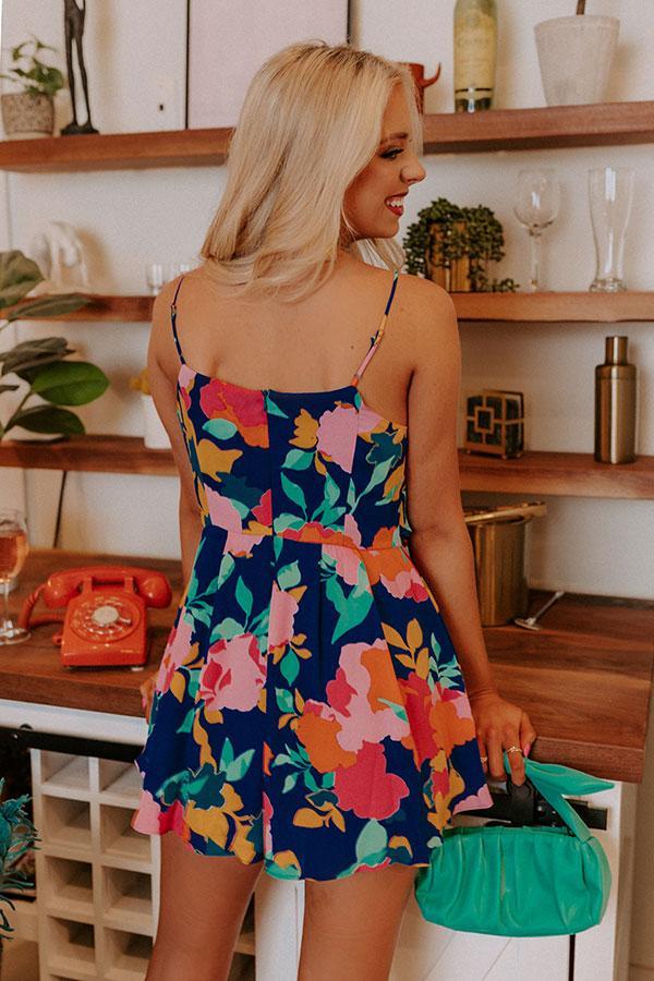 Over The Ocean Floral Romper Product Image