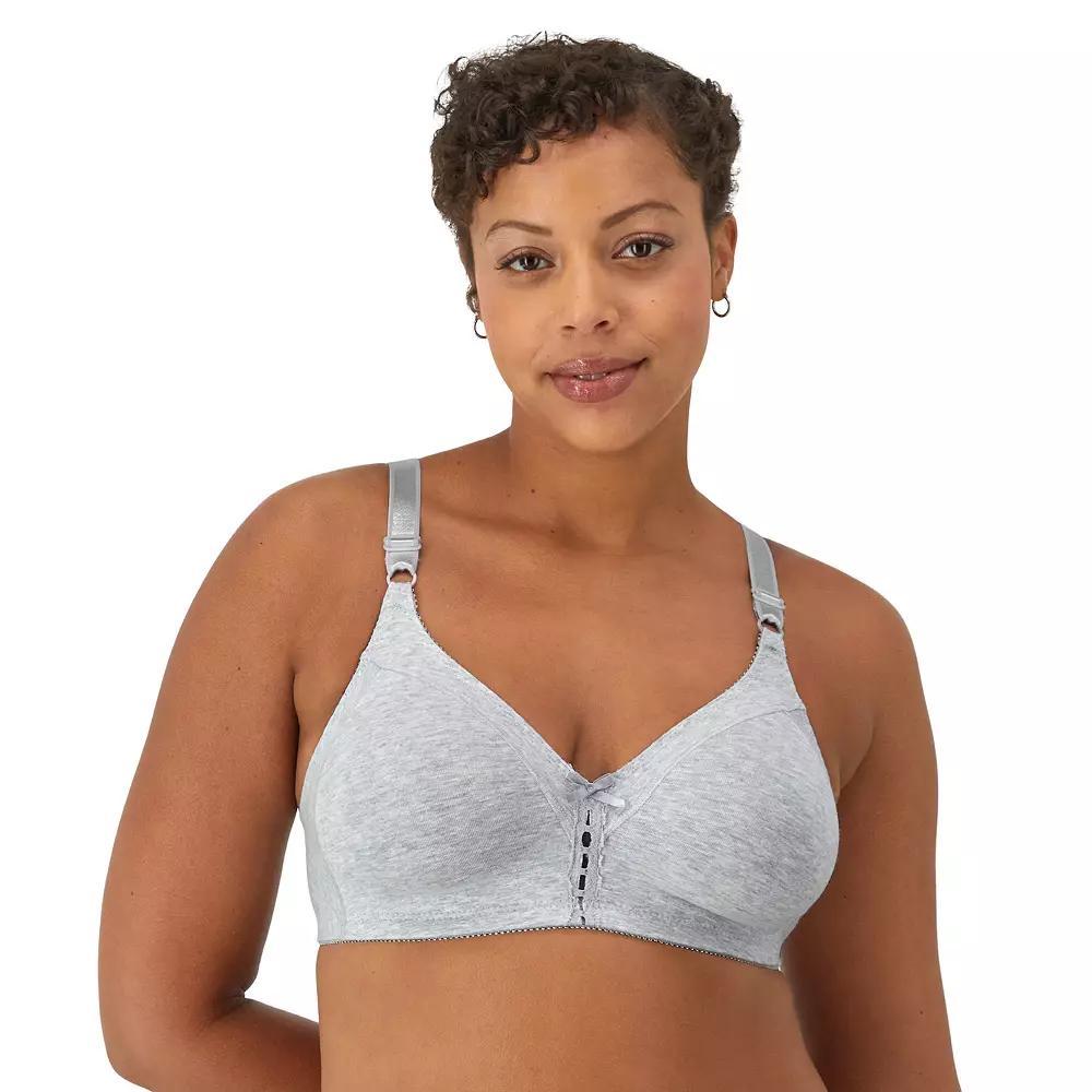 Bali® Double Support® Full-Figure Wireless Bra 3036, Women's, Size: 40 Dd, Grey Grey Product Image