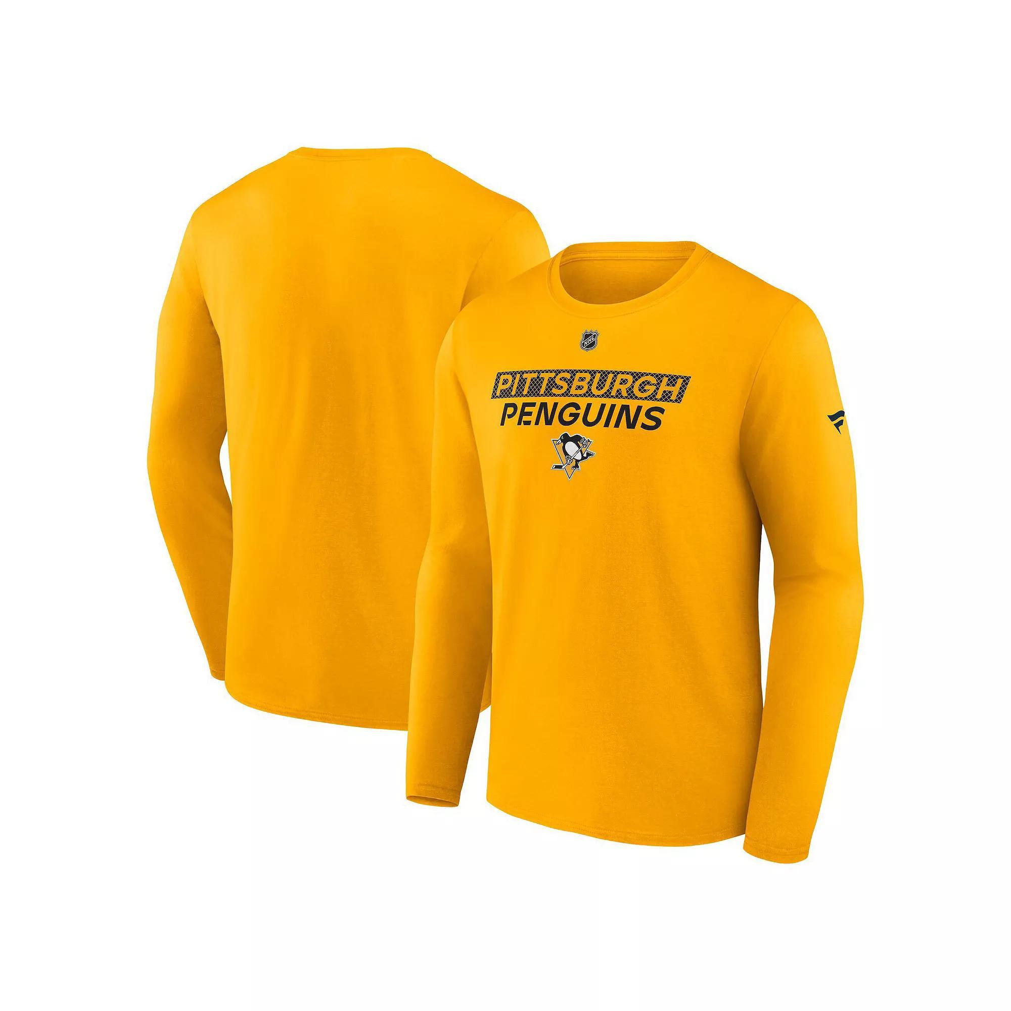 Men's Fanatics Heather Gray Oklahoma Sooners Badging Long Sleeve T-Shirt, Size: Medium, Grey Product Image