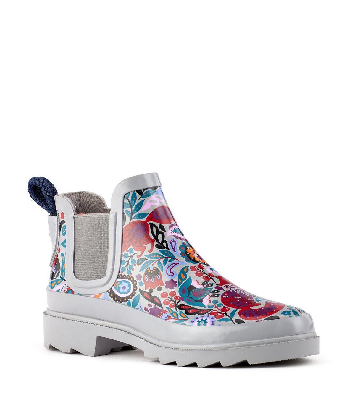 Sakroots Rhyme Printed Waterproof Chelsea Rain Booties Product Image