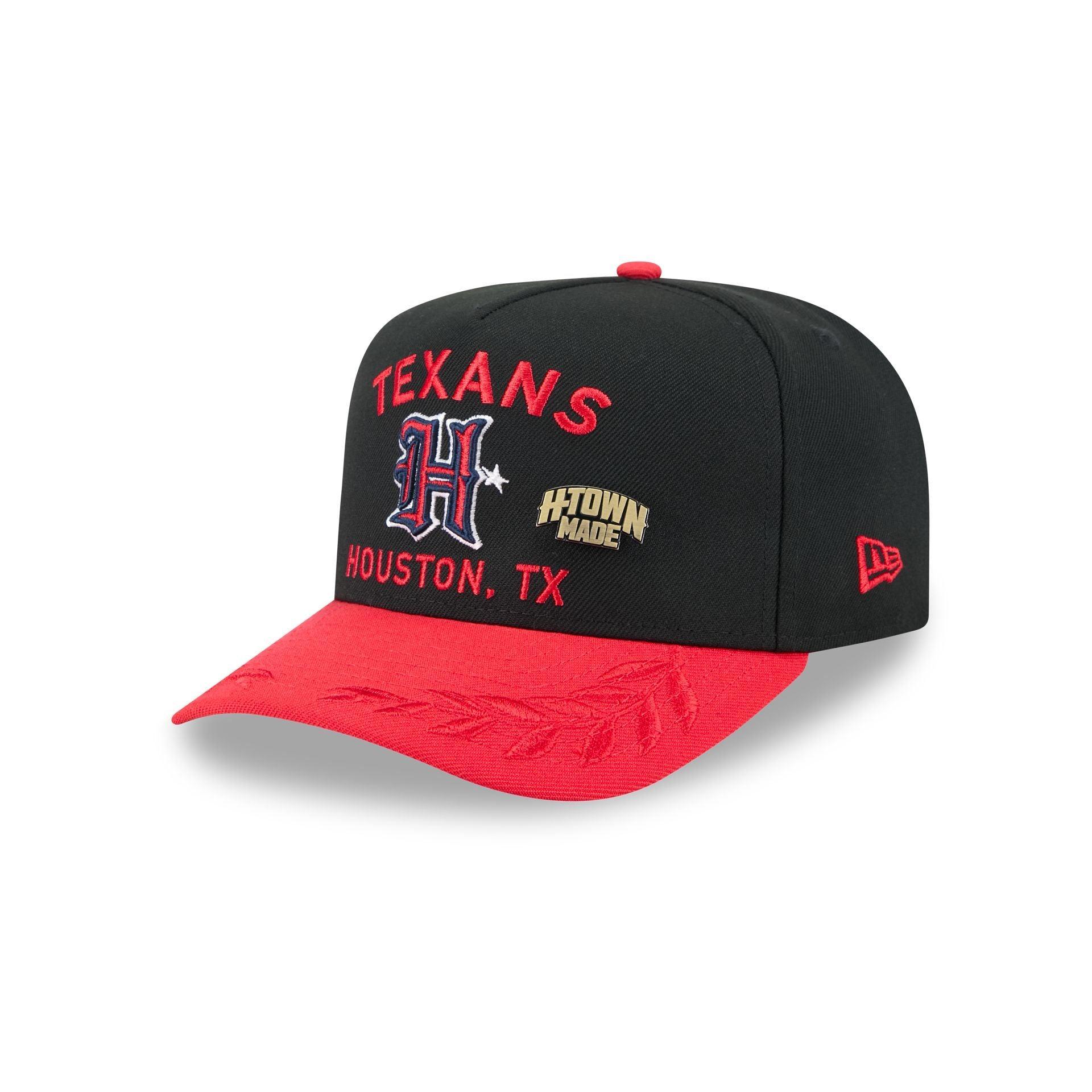 Houston Texans 2025 Draft Black 59FIFTY A-Frame Fitted Hat Male Product Image
