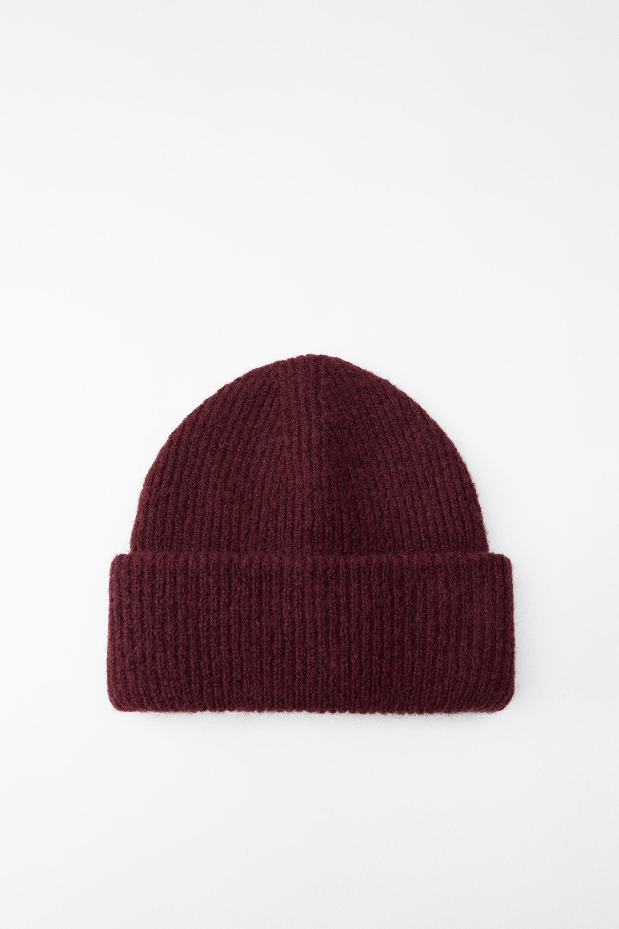 TURNED-UP KNIT BEANIE Product Image