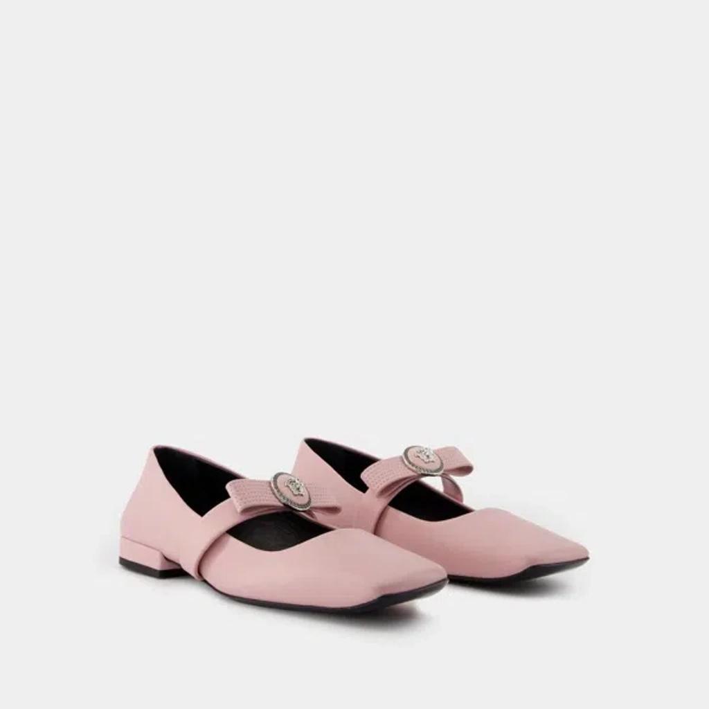 Ballerinas -  - Leather - Pink Product Image