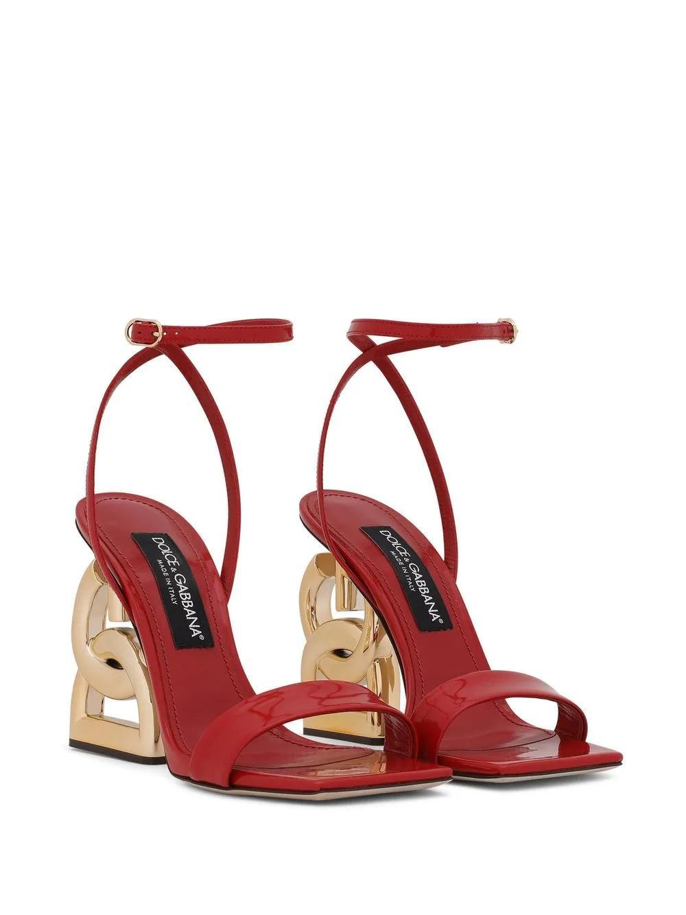 3.5 105mm patent leather sandals Product Image