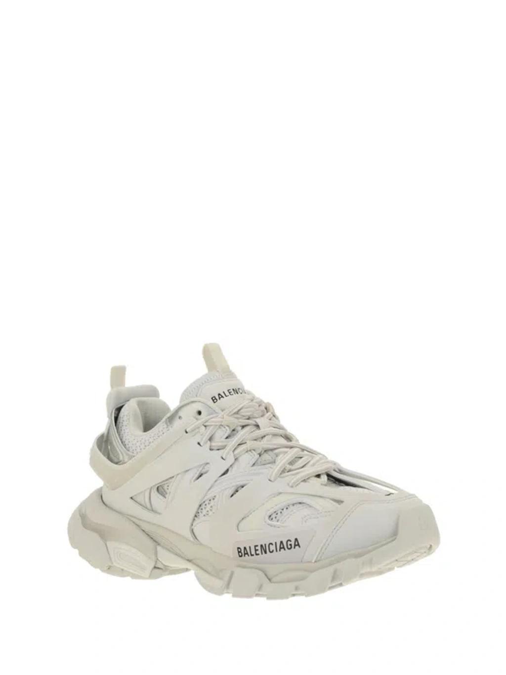 BALENCIAGA Beige Track Sneakers In Light Beige Product Image