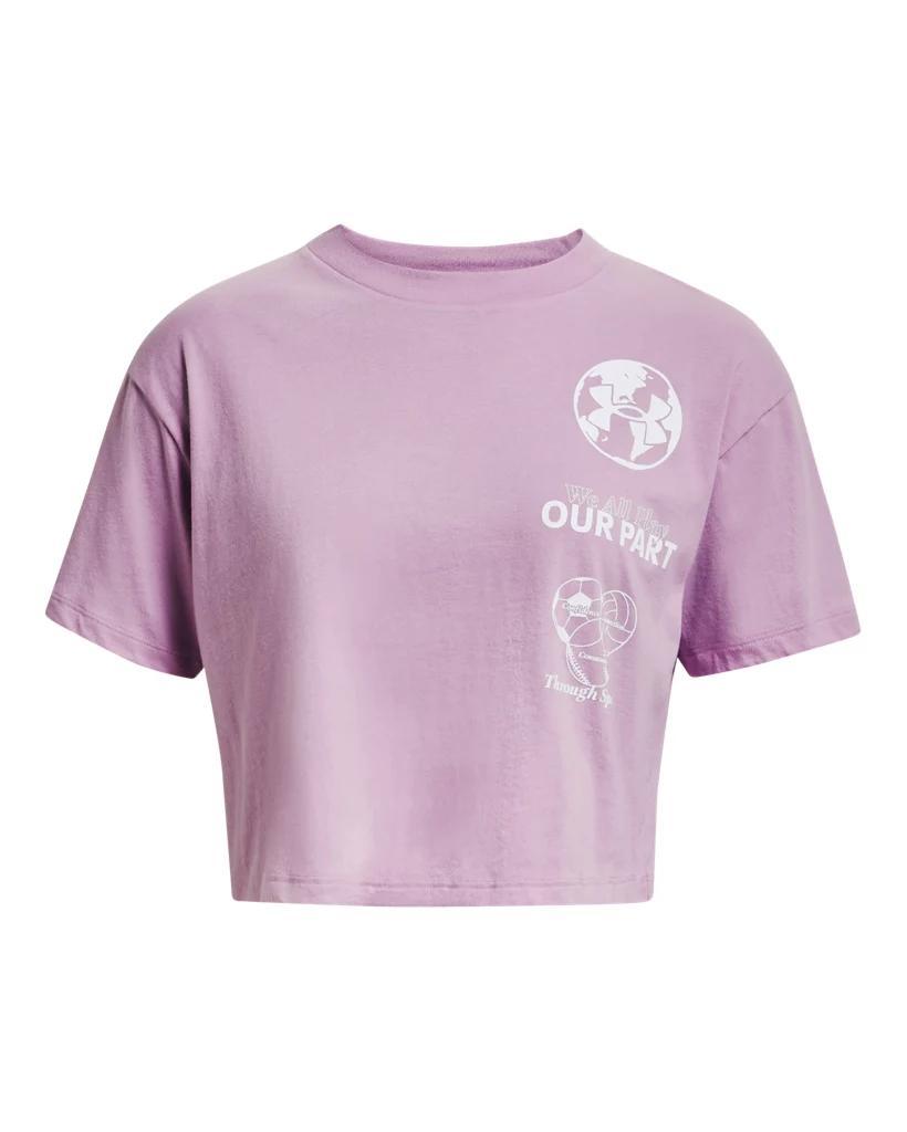 Women's UA Purpose-Cause Crop Short Sleeve Product Image