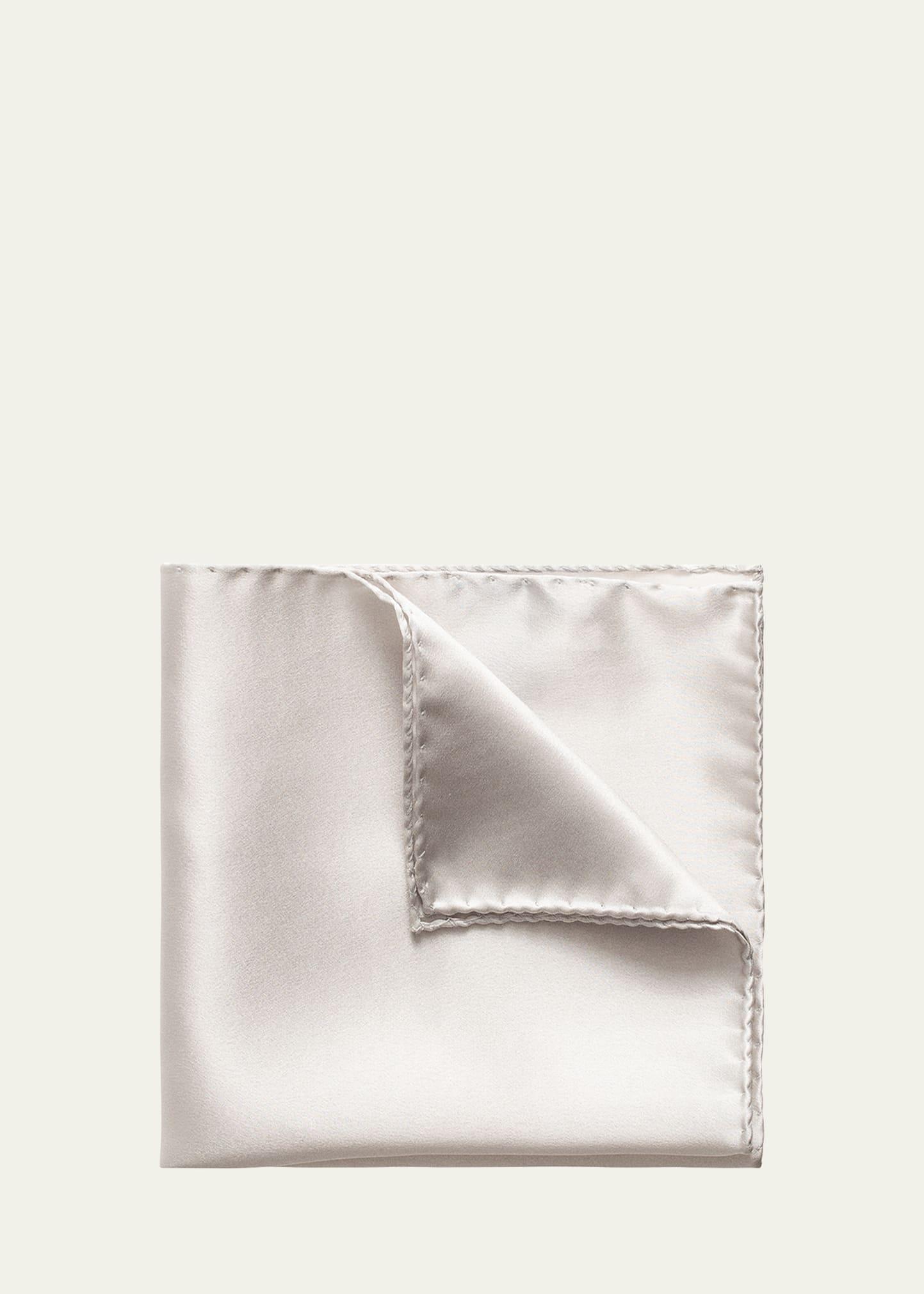 Mens Silk Wedding Pocket Square Product Image