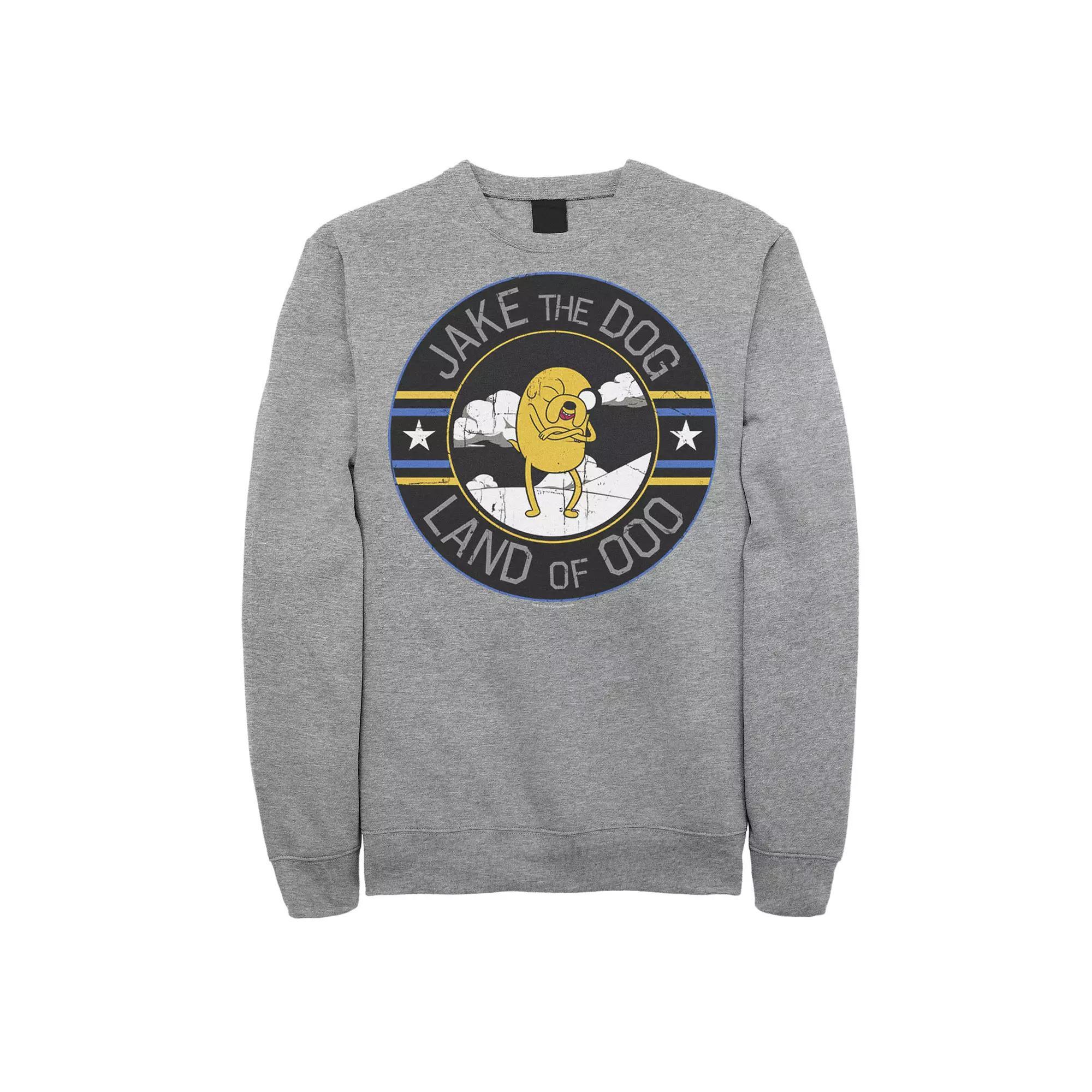 Men's Cartoon Network Adventure Time Jake The Dog Land Of Ooo Sweatshirt,  Product Image