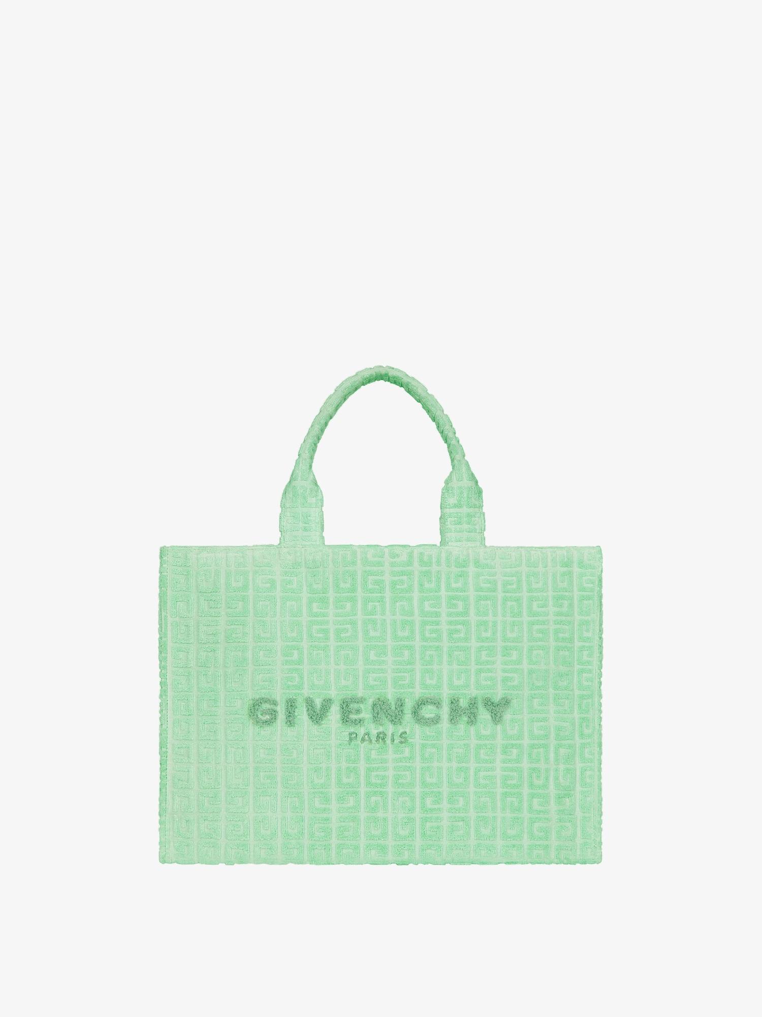 Medium G-Tote bag in 4G cotton towelling Product Image