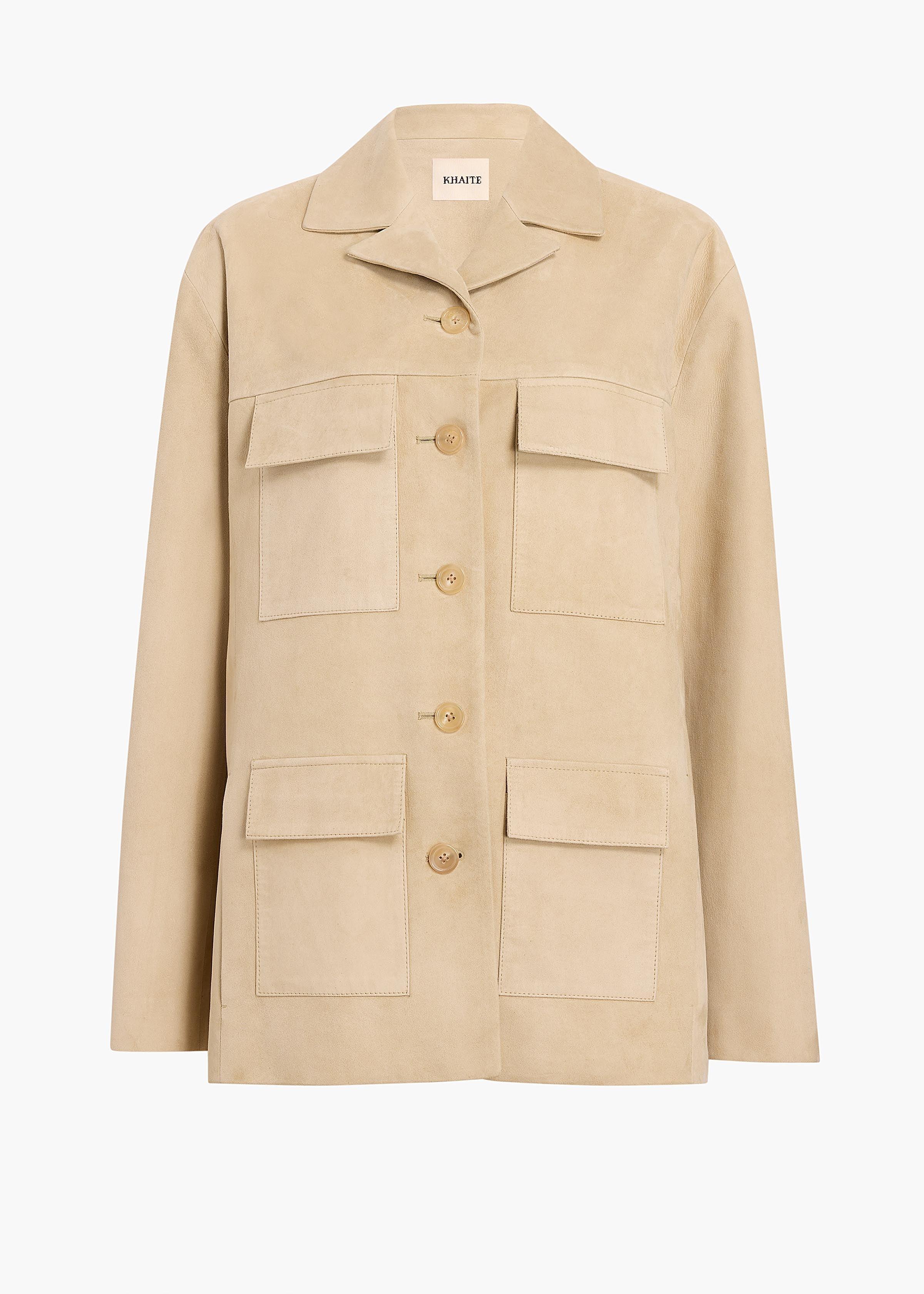 Morsson Jacket in Sand Suede Product Image