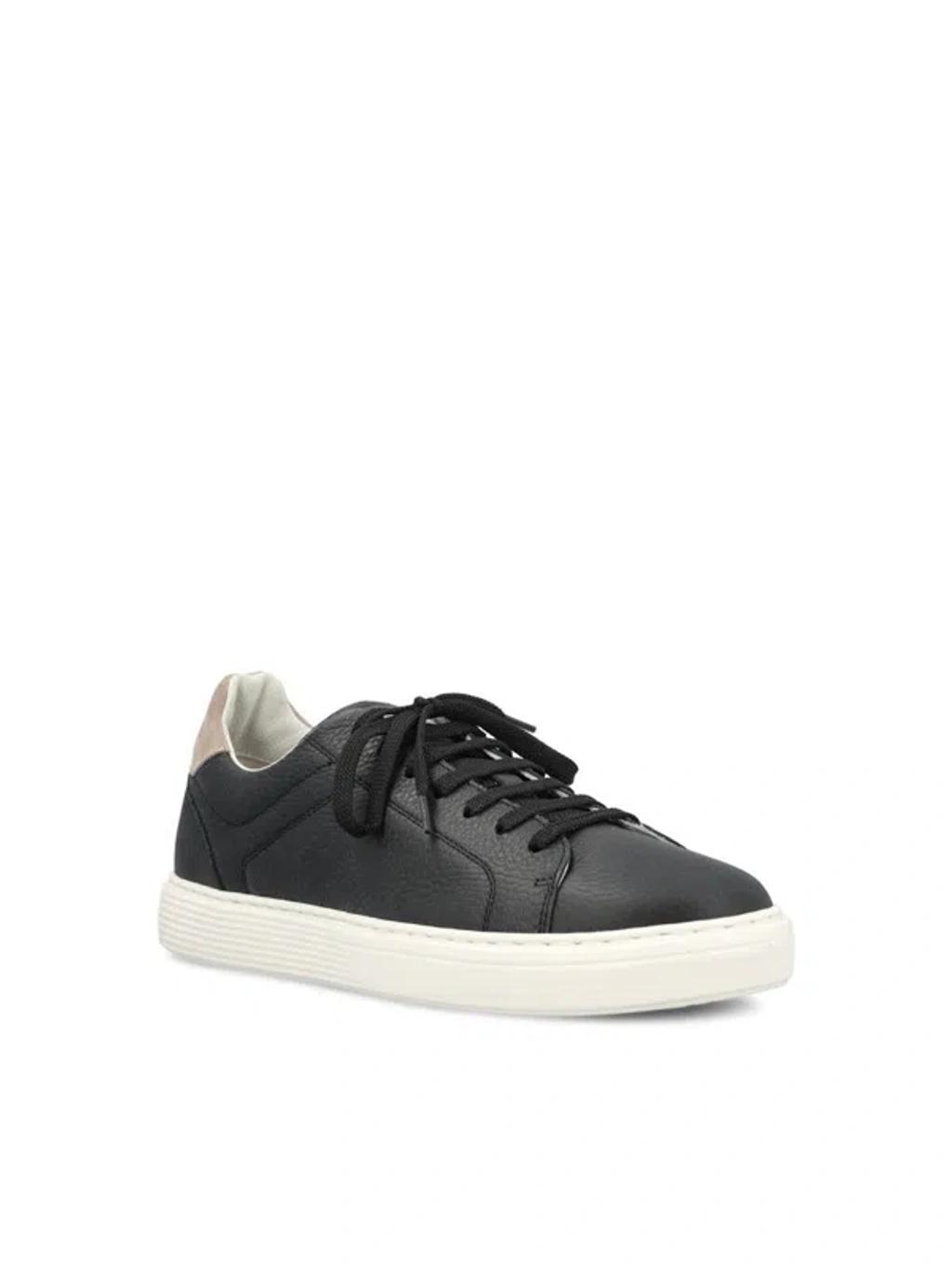 BRUNELLO CUCINELLI Sneakers In Black+black+smoke Product Image