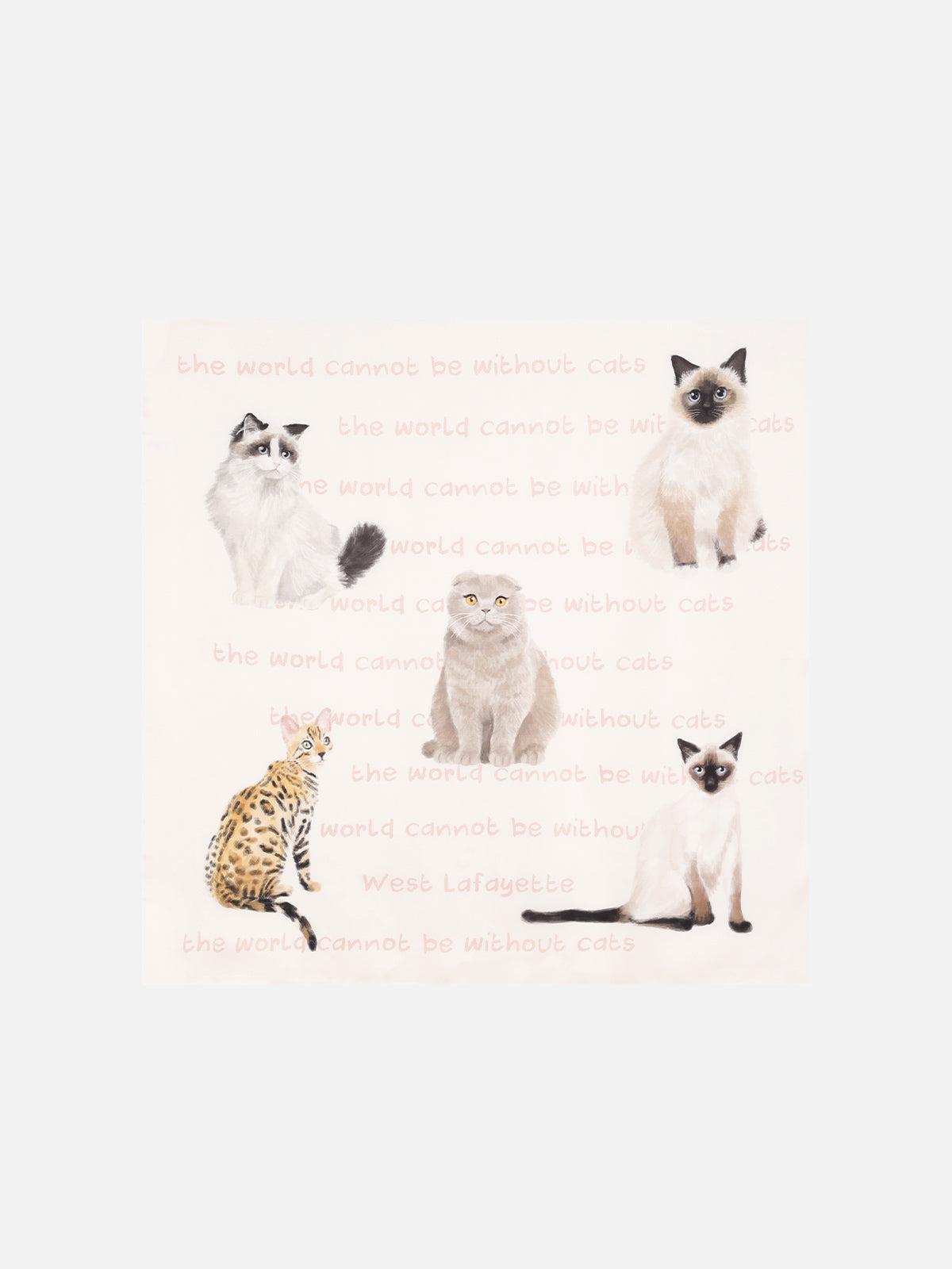 Animal Print Square Scarf Product Image