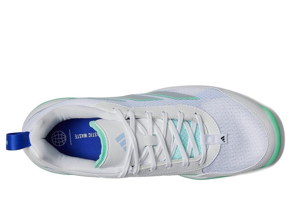 adidas AvaFlash Silver Metallic) Women's Tennis Shoes Product Image