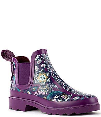 Sakroots Rhyme Printed Waterproof Chelsea Rain Booties Product Image