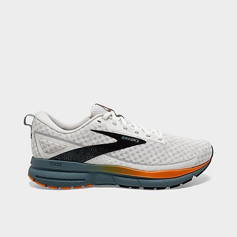 Brooks Trace 3 Orange/Goblin Blue) Men's Shoes Product Image