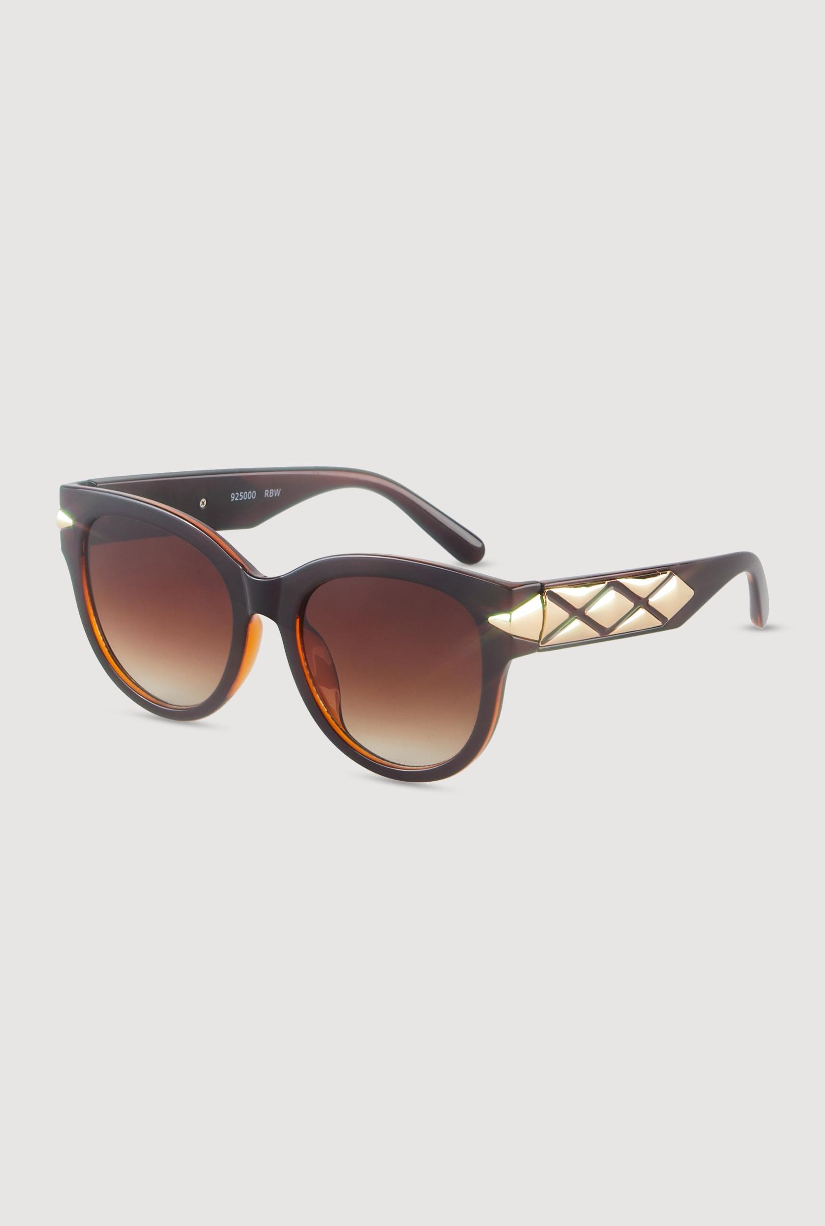 Side Detail Ombre Lens Sunglasses Unisex Product Image