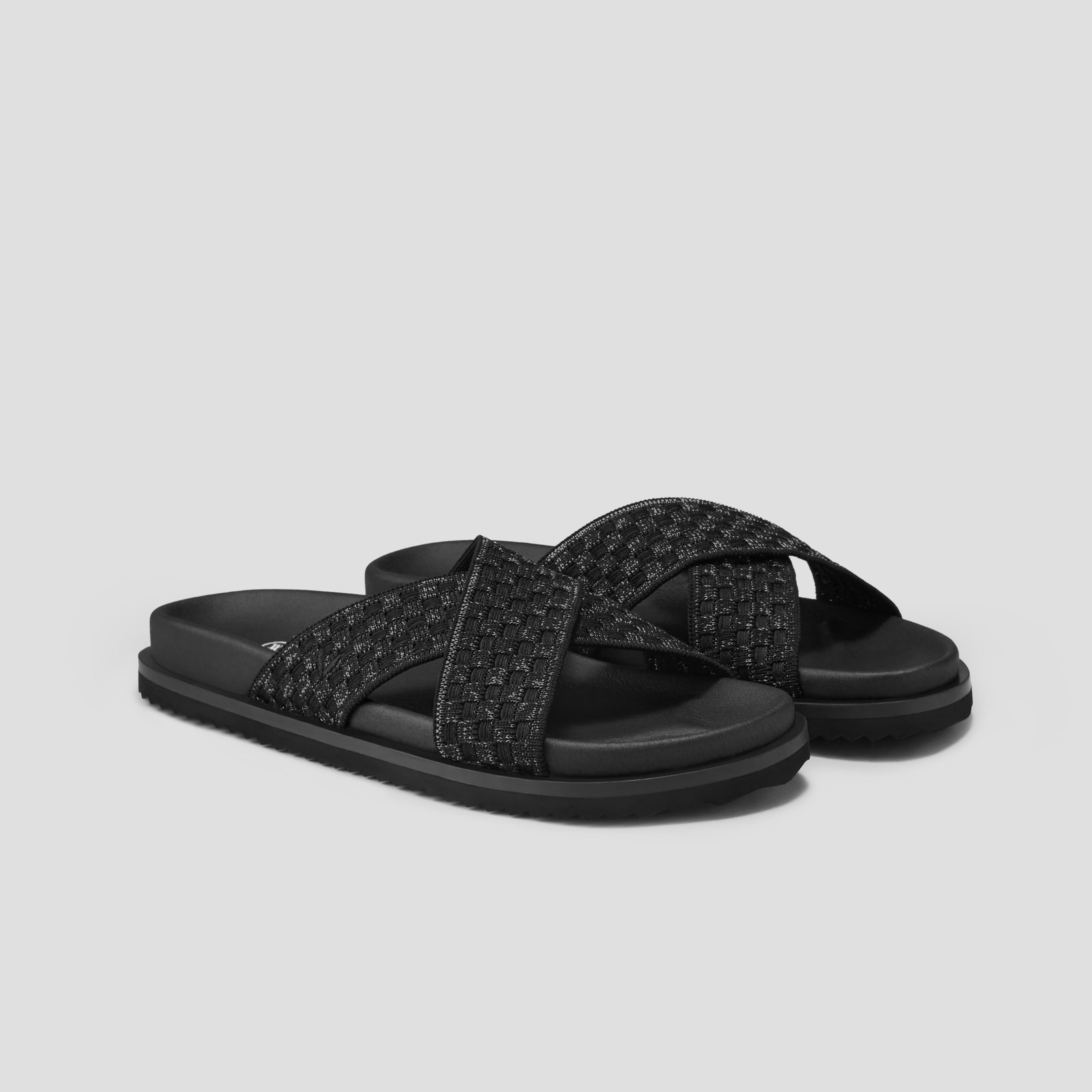 Criss Cross Straps Slides (Natalia) Product Image