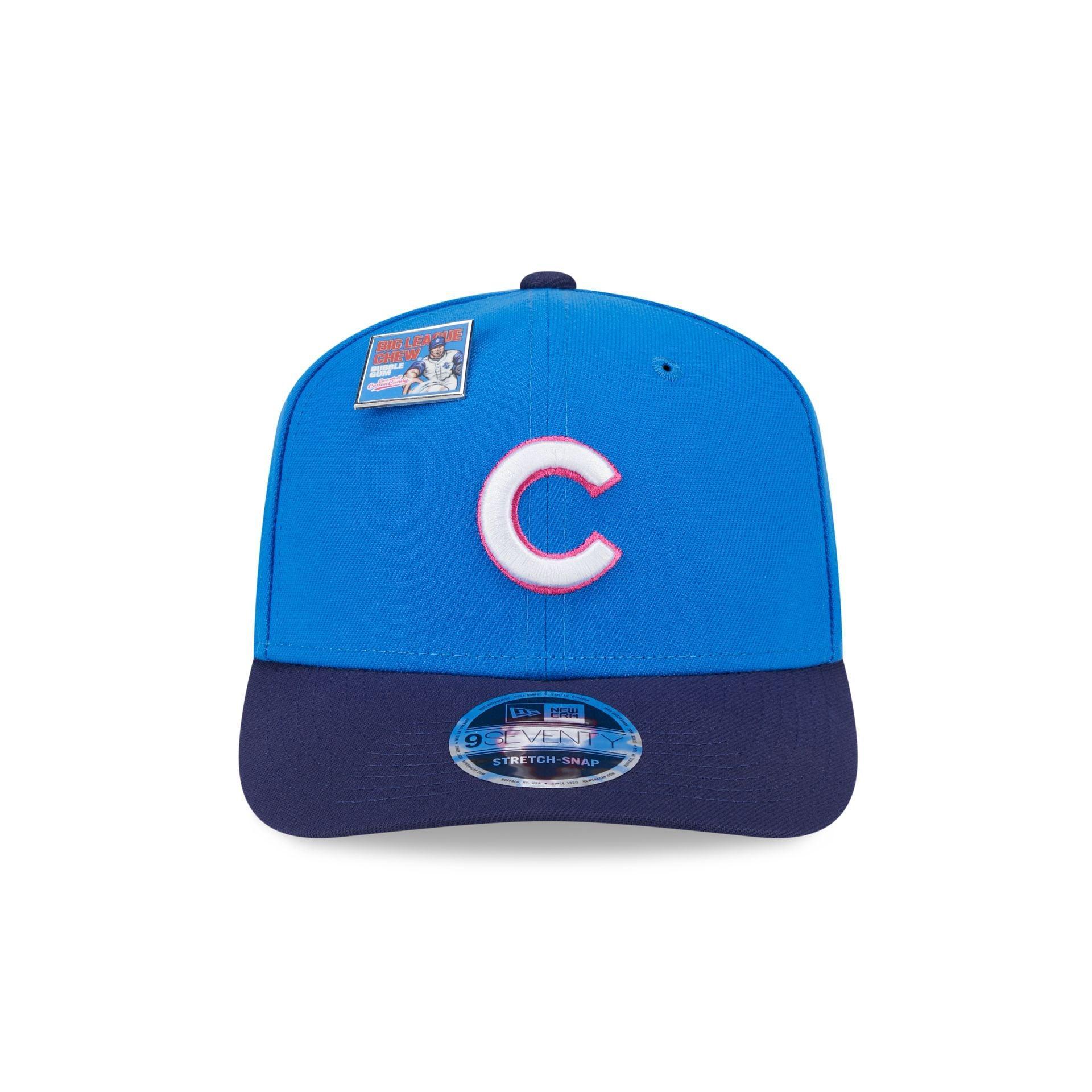 Big League Chew X Chicago Cubs Curveball Cotton Candy 9SEVENTY Stretch-Snap Hat Male Product Image