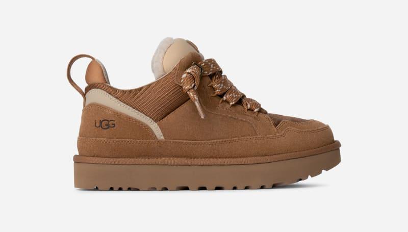 UGG Mens Lowmel Suede/Textile/Recycled Materials Sneakers Product Image