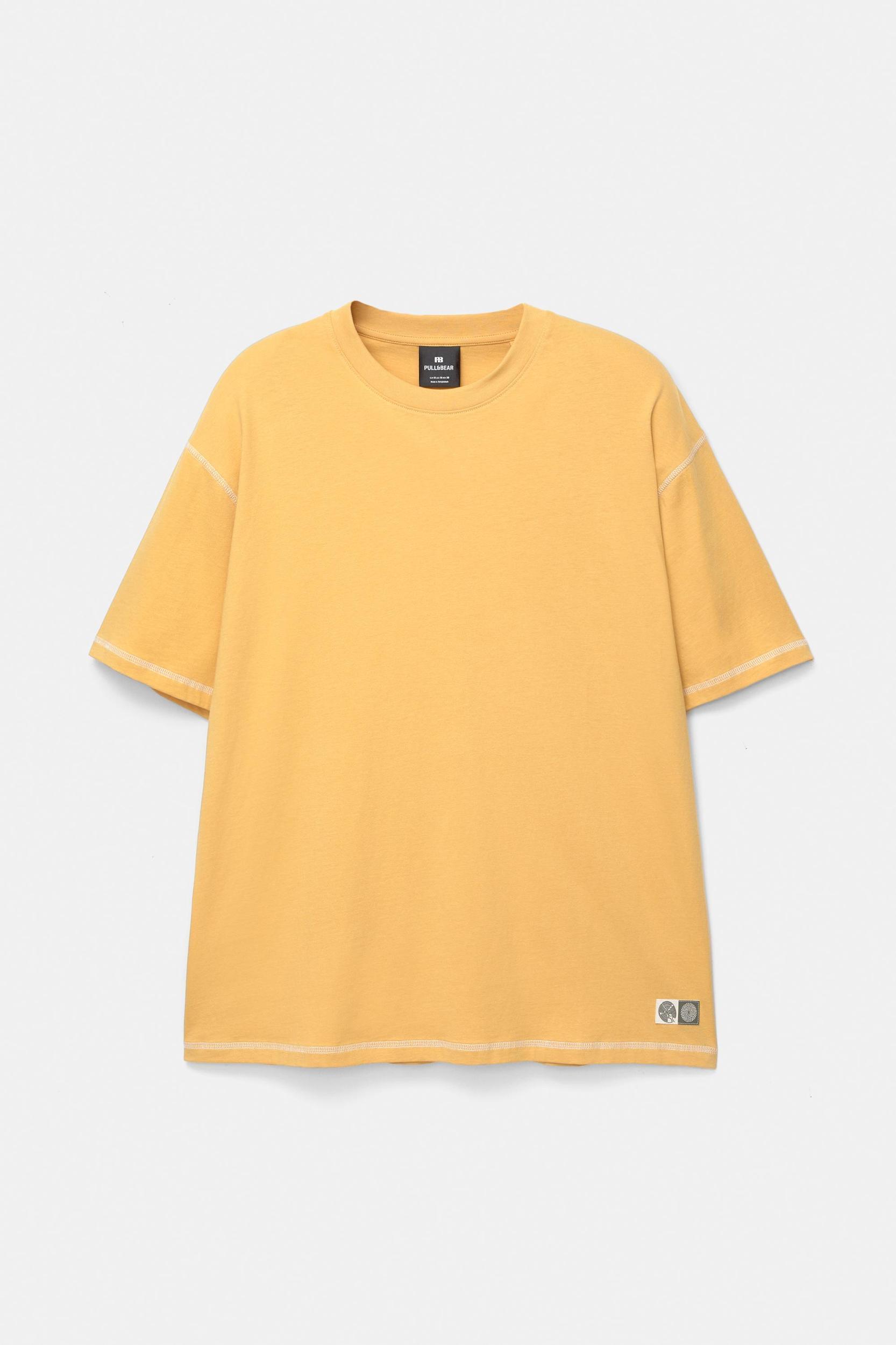 Contrast stitch T-shirt Product Image
