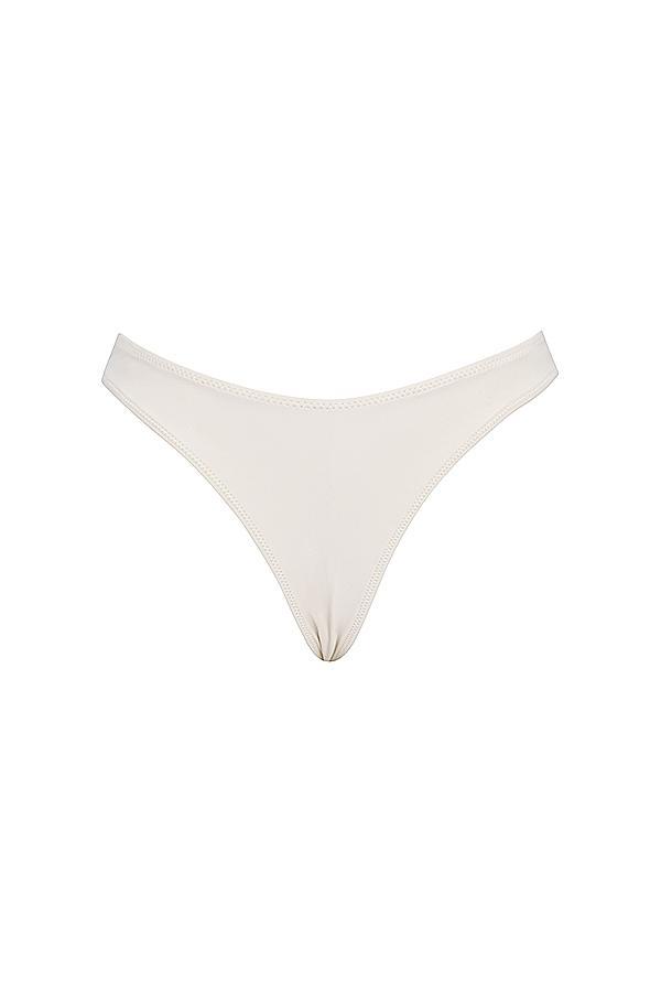 Capri Vanilla High Leg Bikini Bottom Product Image