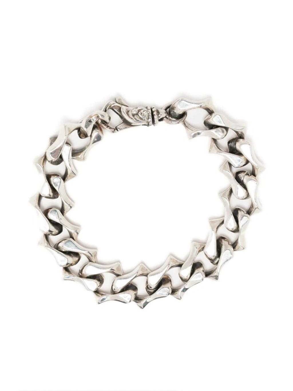 EMANUELE BICOCCHI Sharp Link Chain Bracelet In Silver Product Image