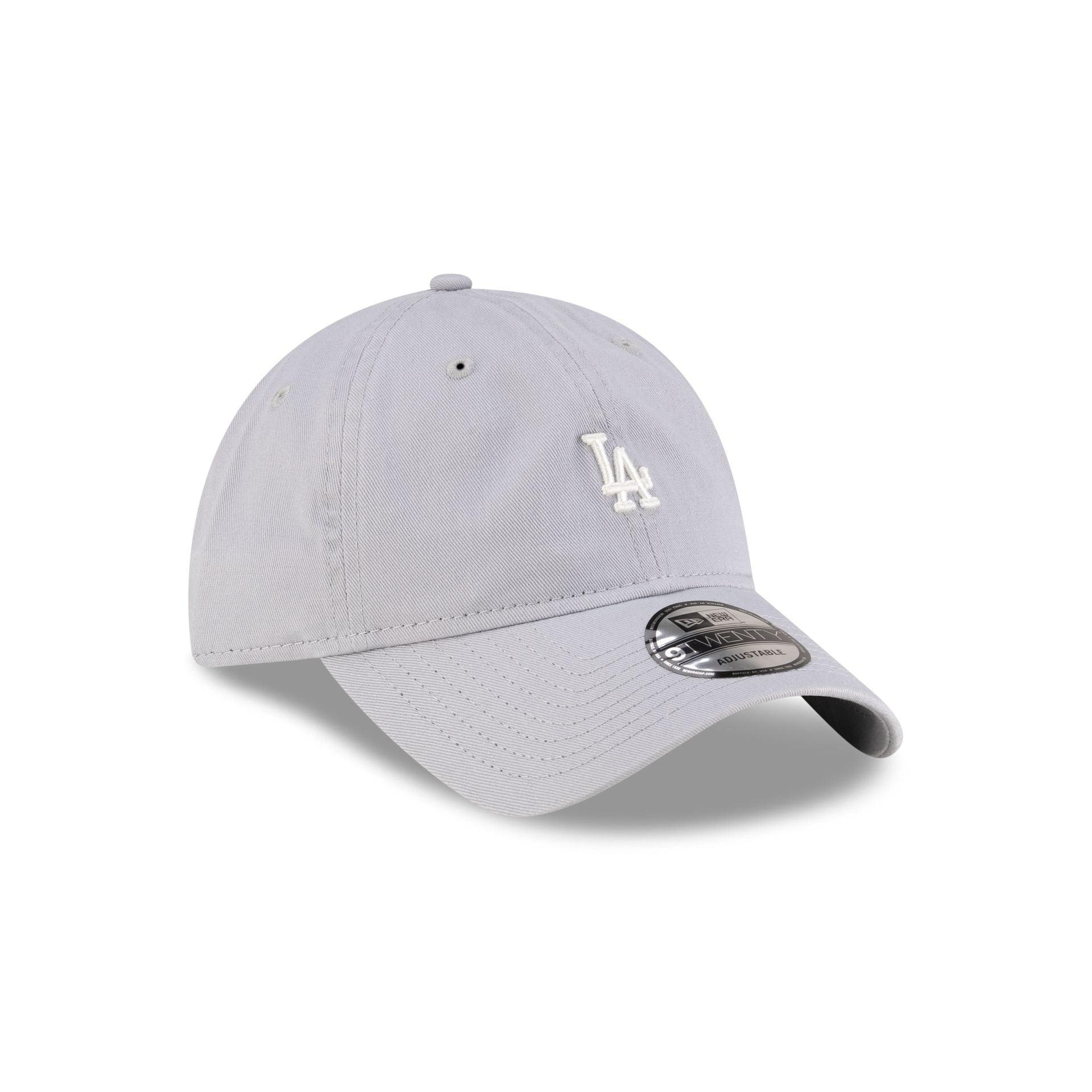 Los Angeles Dodgers Mini Logo Washed Gray 9TWENTY Adjustable Hat Male Product Image