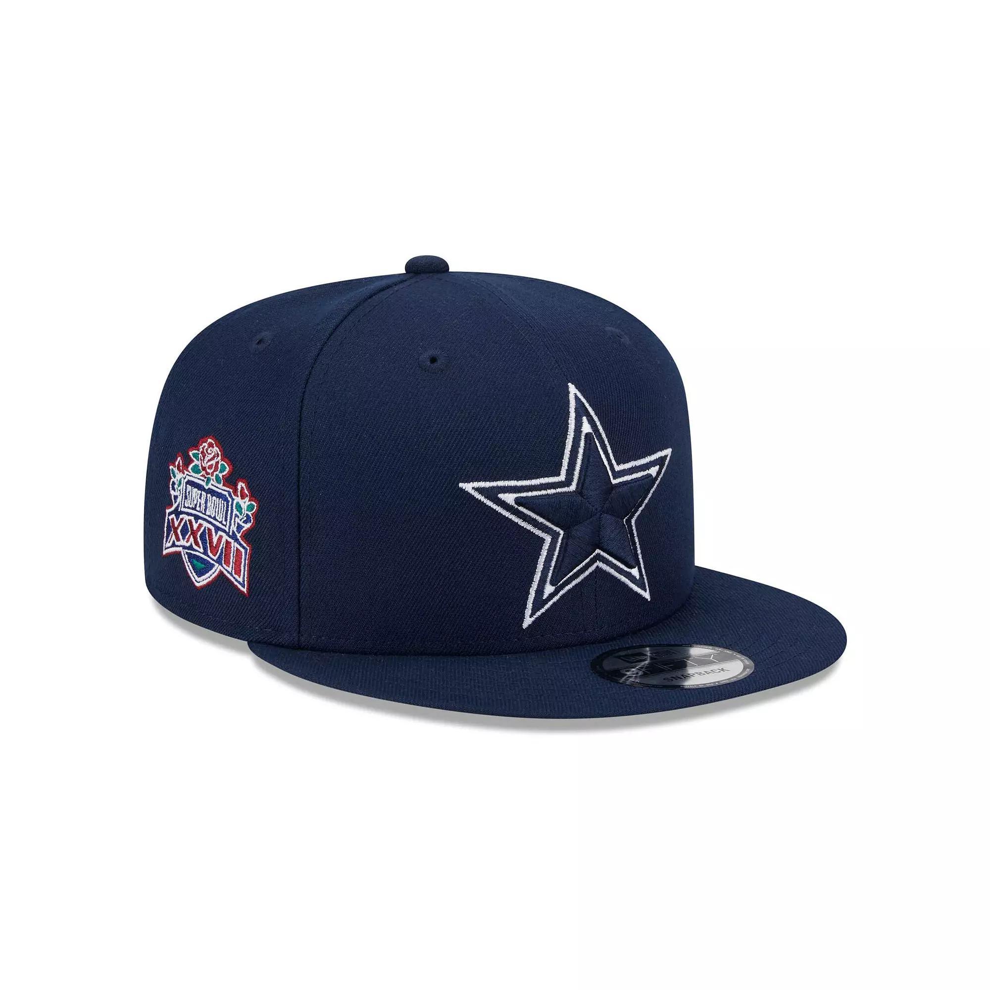 Men's New Era Navy Dallas Cowboys Main Patch 9FIFTY Snapback Hat, Blue Product Image