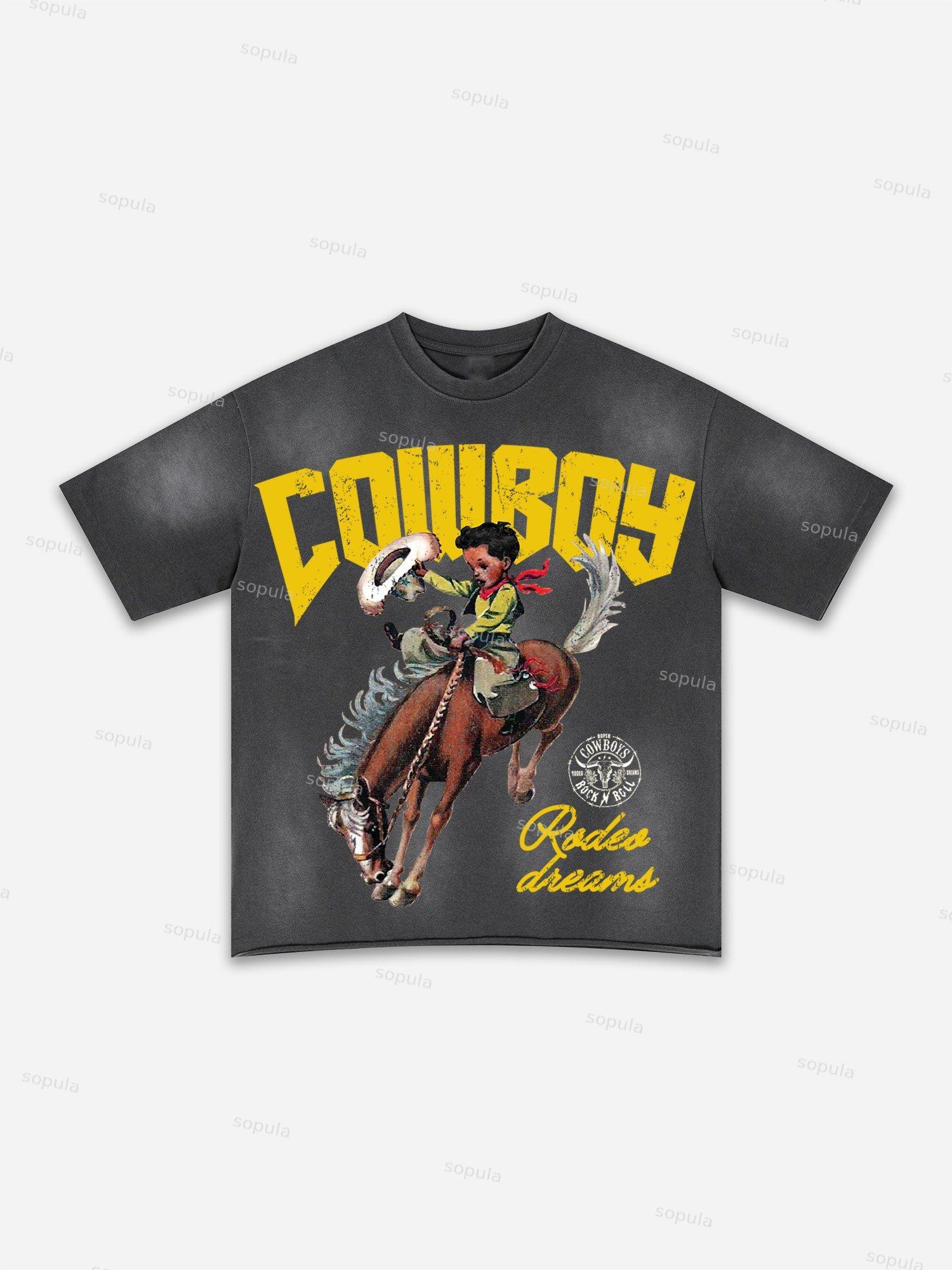 Child Of God Print Washed T-shirt Product Image