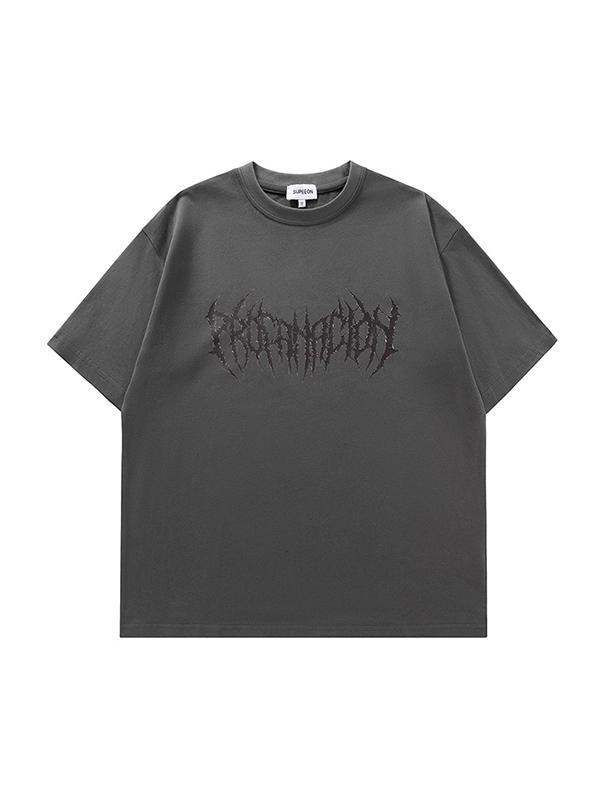 Men's Letters Oversized Short Sleeve Tee Product Image