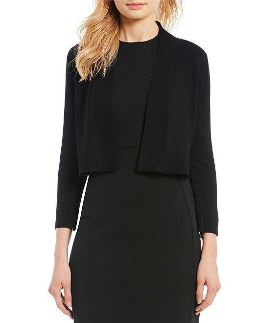 Calvin Klein Open Front 3/4 Sleeve Shrug Product Image