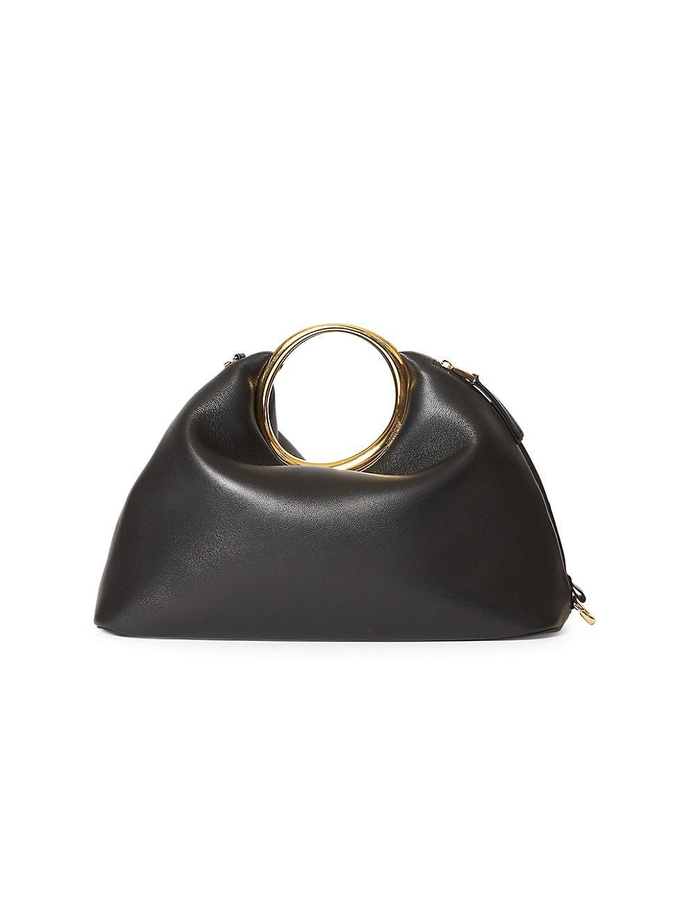 Womens Le Calino Leather Top-Handle Bag Product Image