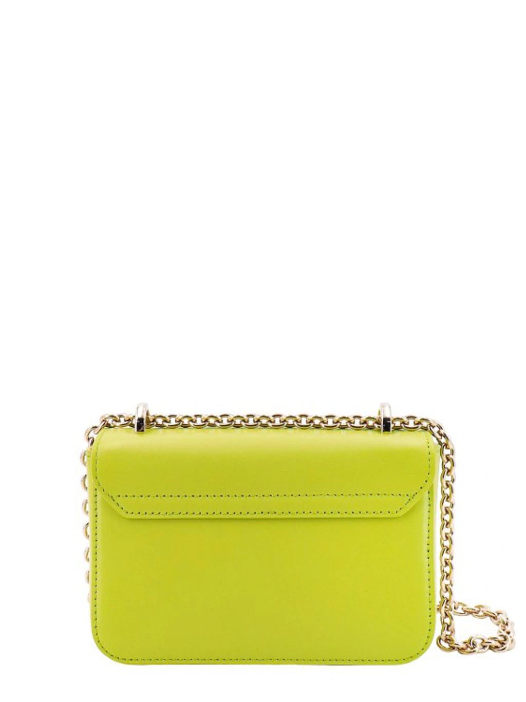 FURLA Woman Shoulder Bag Acid Green Size - Soft Leather Product Image