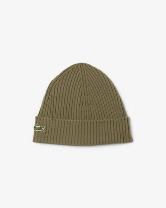 Rib Knit Brushed Wool Beanie Product Image