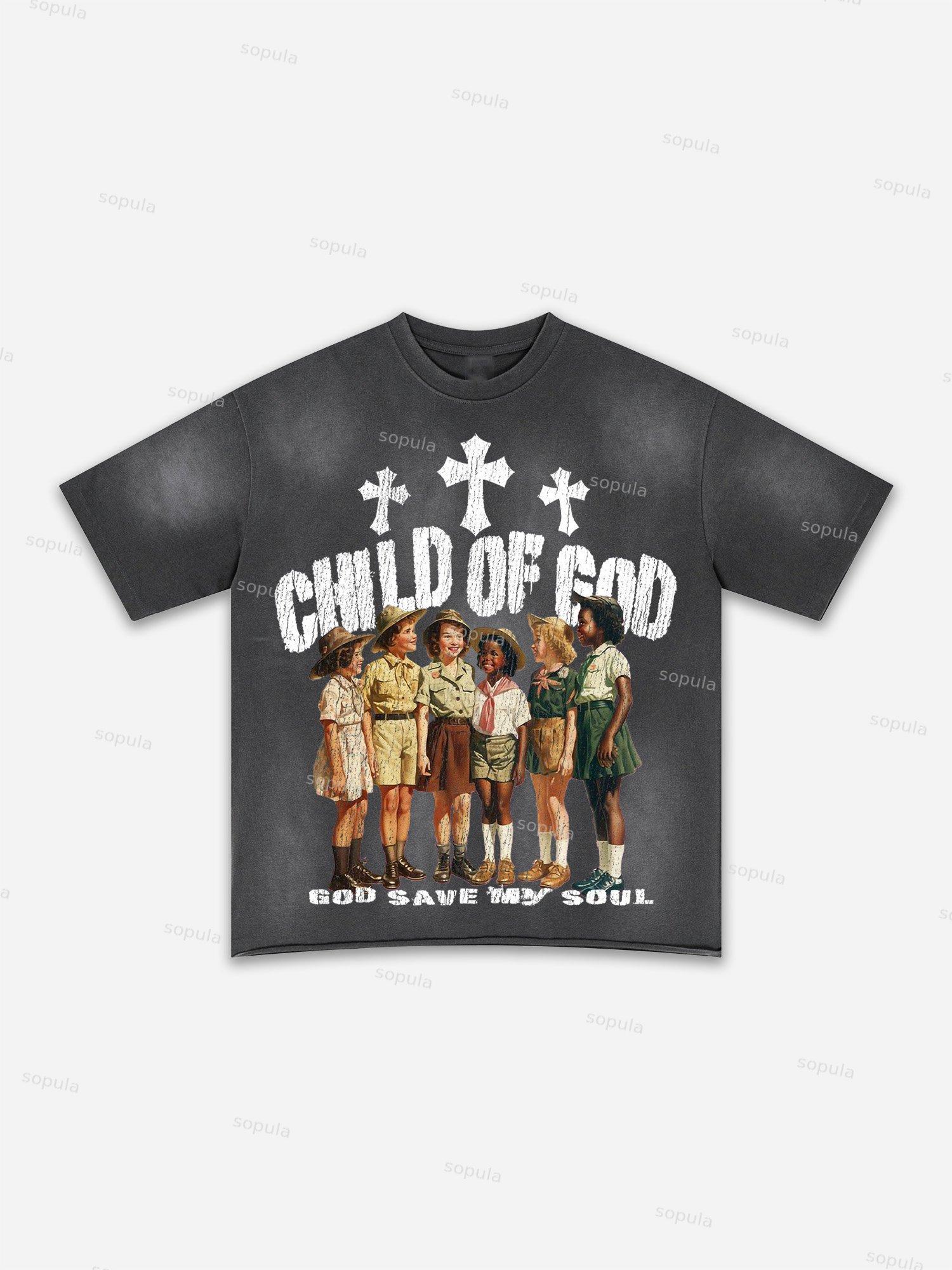 Fly By Choice Graphic Washed T-shirt Product Image