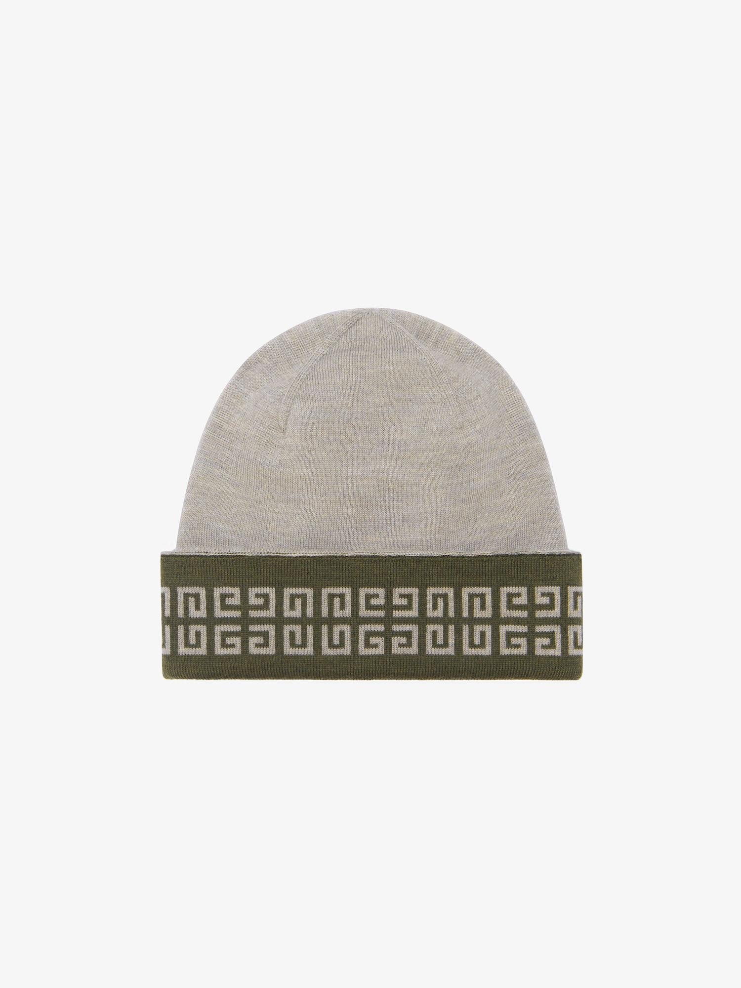 GIVENCHY 4G double sided beanie in wool Product Image