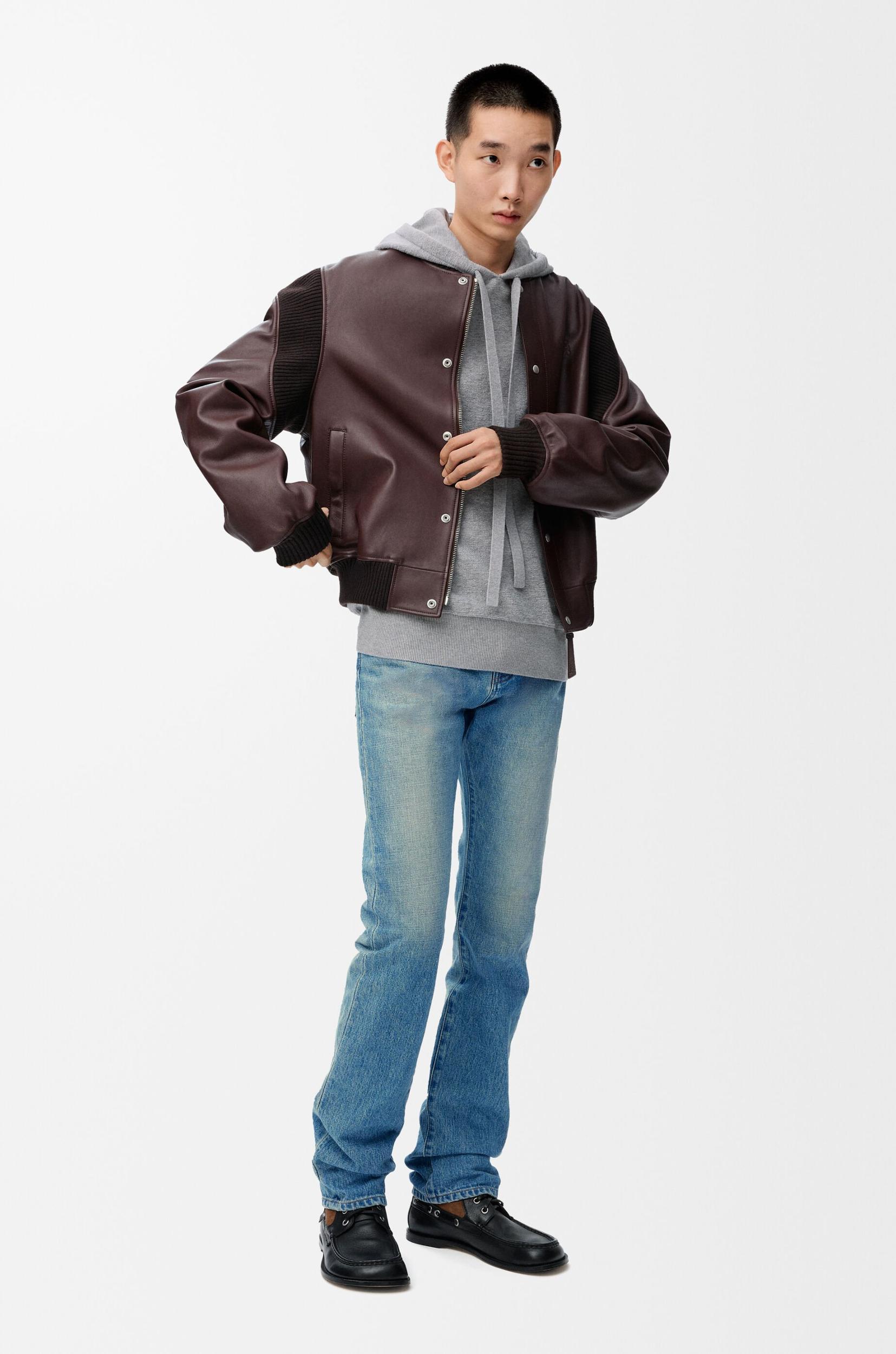 Bomber jacket in nappa lambskin Product Image