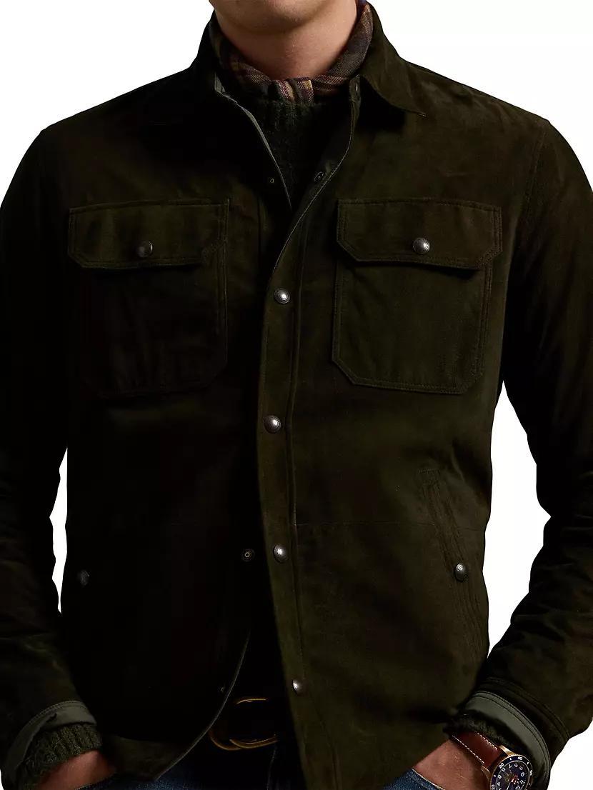 Suede Reversible Shirt Jacket Product Image