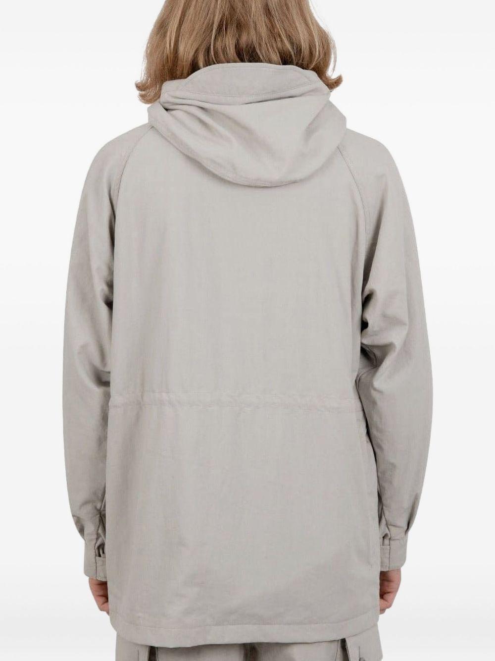 hooded multi-pocket jacket Product Image