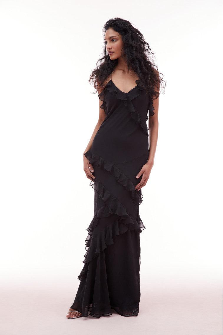 Rialto Silk Maxi Dress Product Image