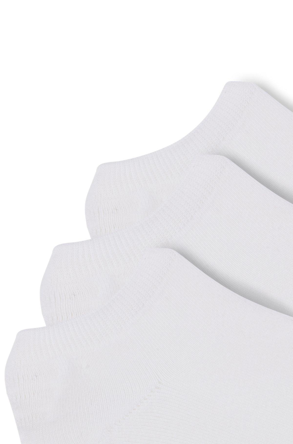 Three-pack of invisible socks with logos Product Image