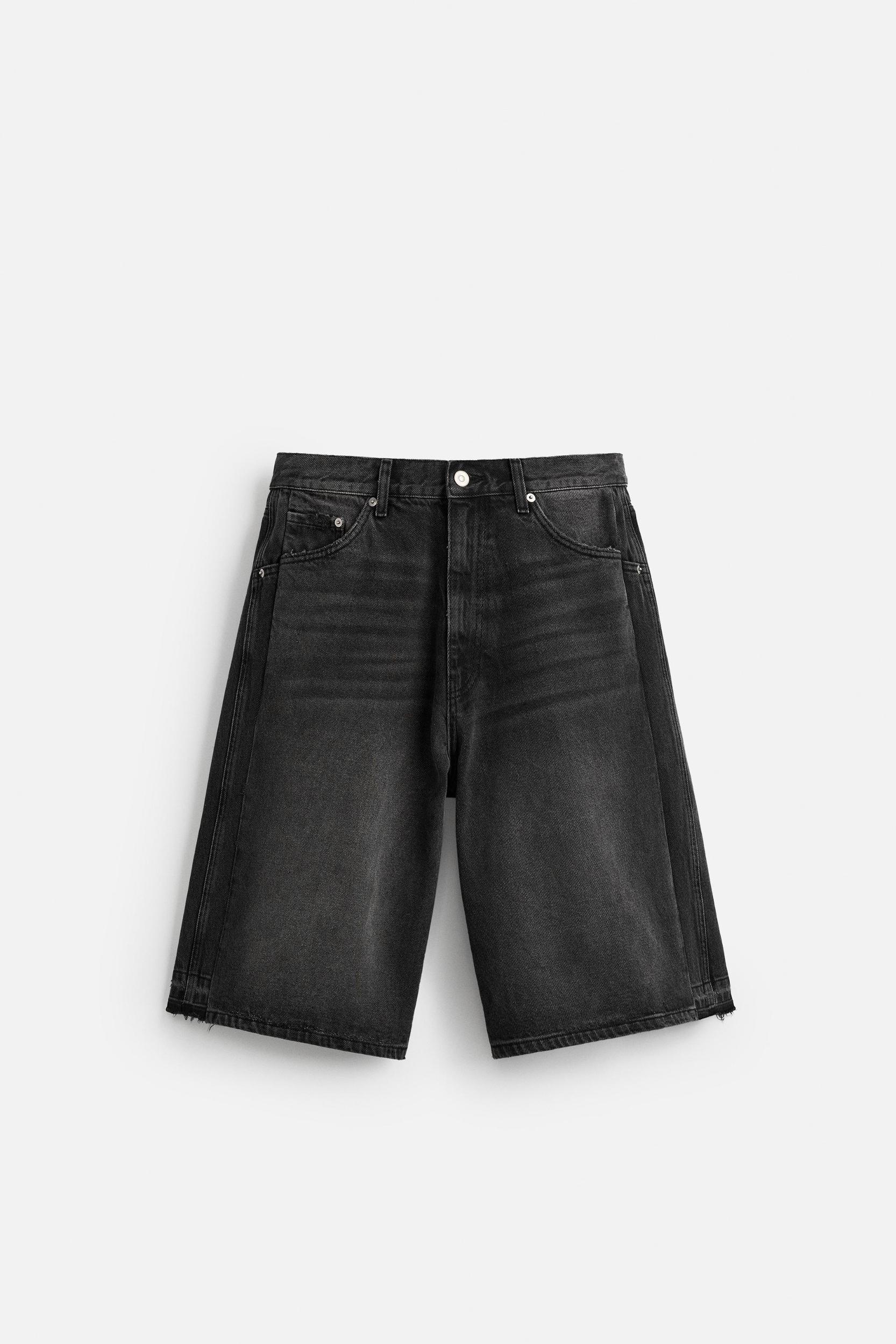 BAGGY FIT DENIM SHORTS Product Image