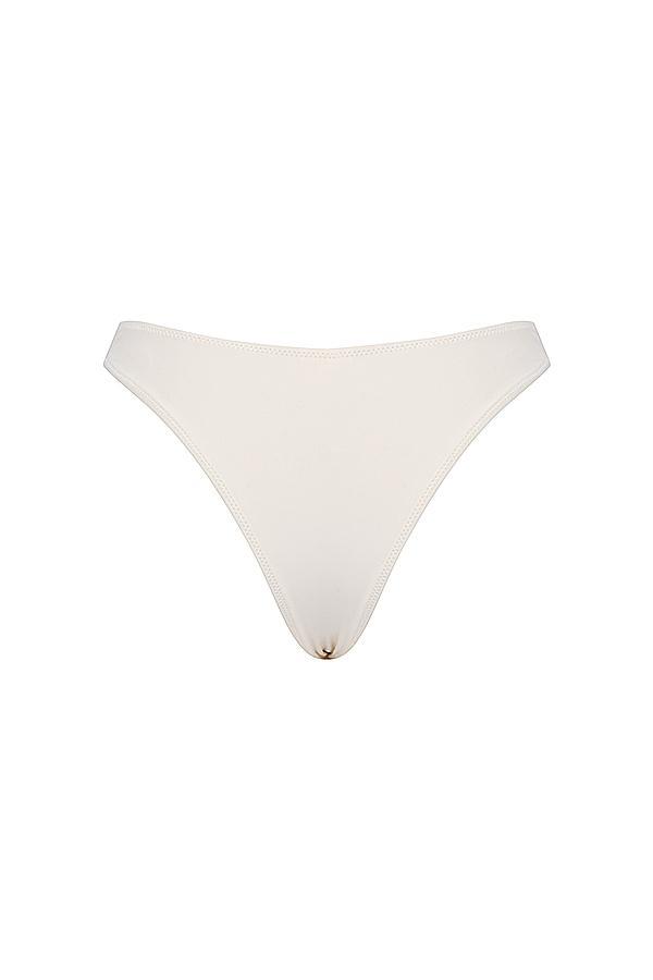 Capri Vanilla High Leg Bikini Bottom Product Image