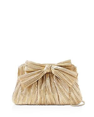 Loeffler Randall Rayne Small Pleated Bow Frame Clutch Product Image