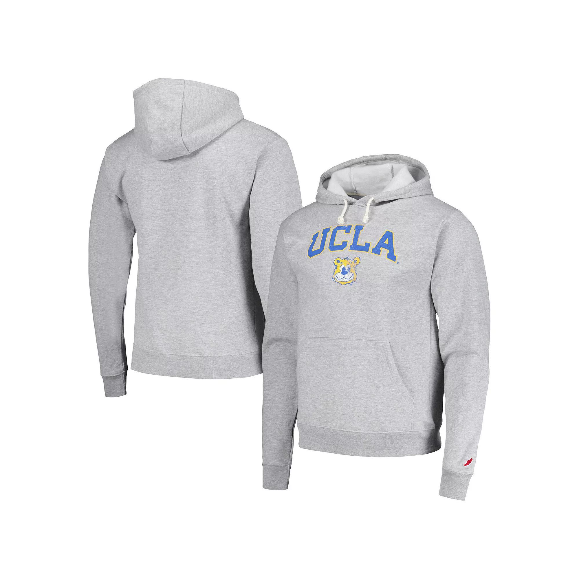Men's League Collegiate Wear Heather Gray UCLA Bruins Tall Arch Essential Pullover Hoodie,  Product Image