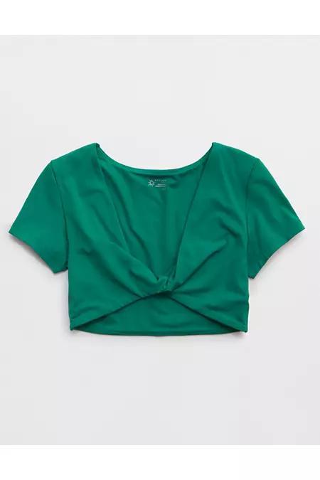 OFFLINE By Aerie Real Me Xtra Twist Front Bra Top Women's Product Image